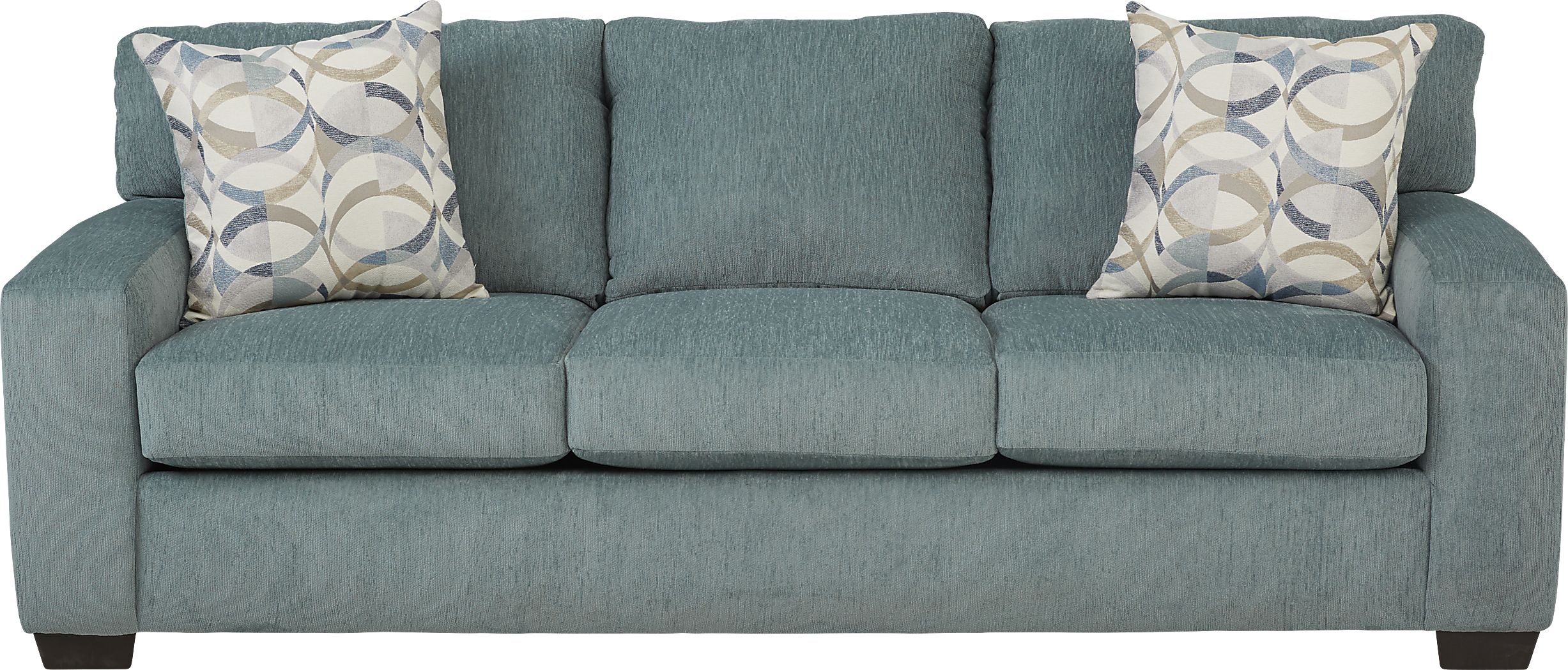 Burke Teal Sofa Rooms To Go