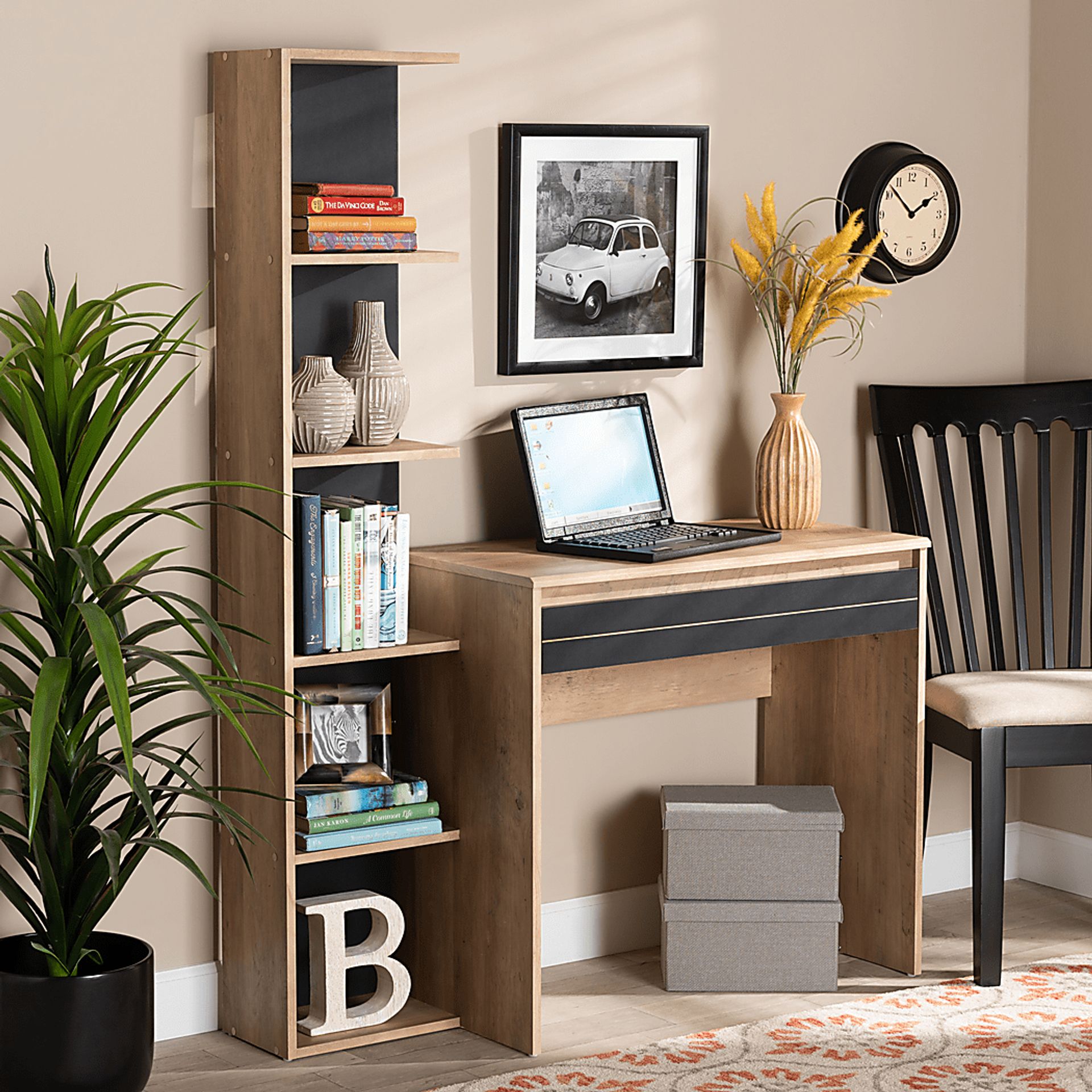 Burkeman Oak Desk - Image 8