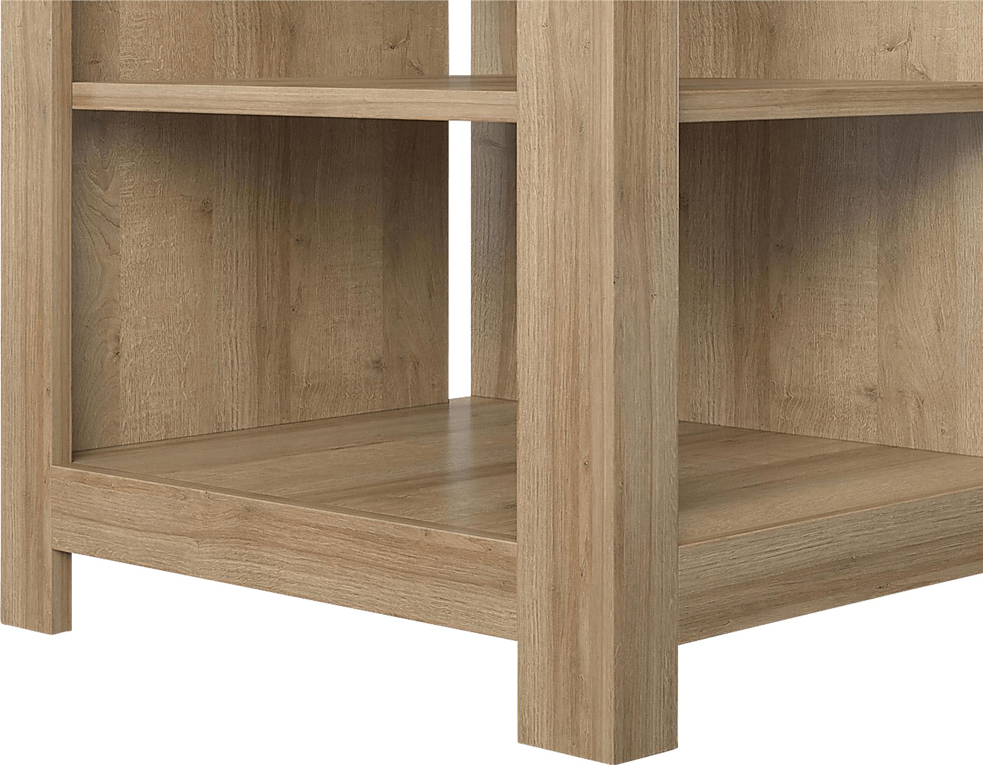 Burkhard Oak 59 in. Console with Electric Fireplace - Image 8