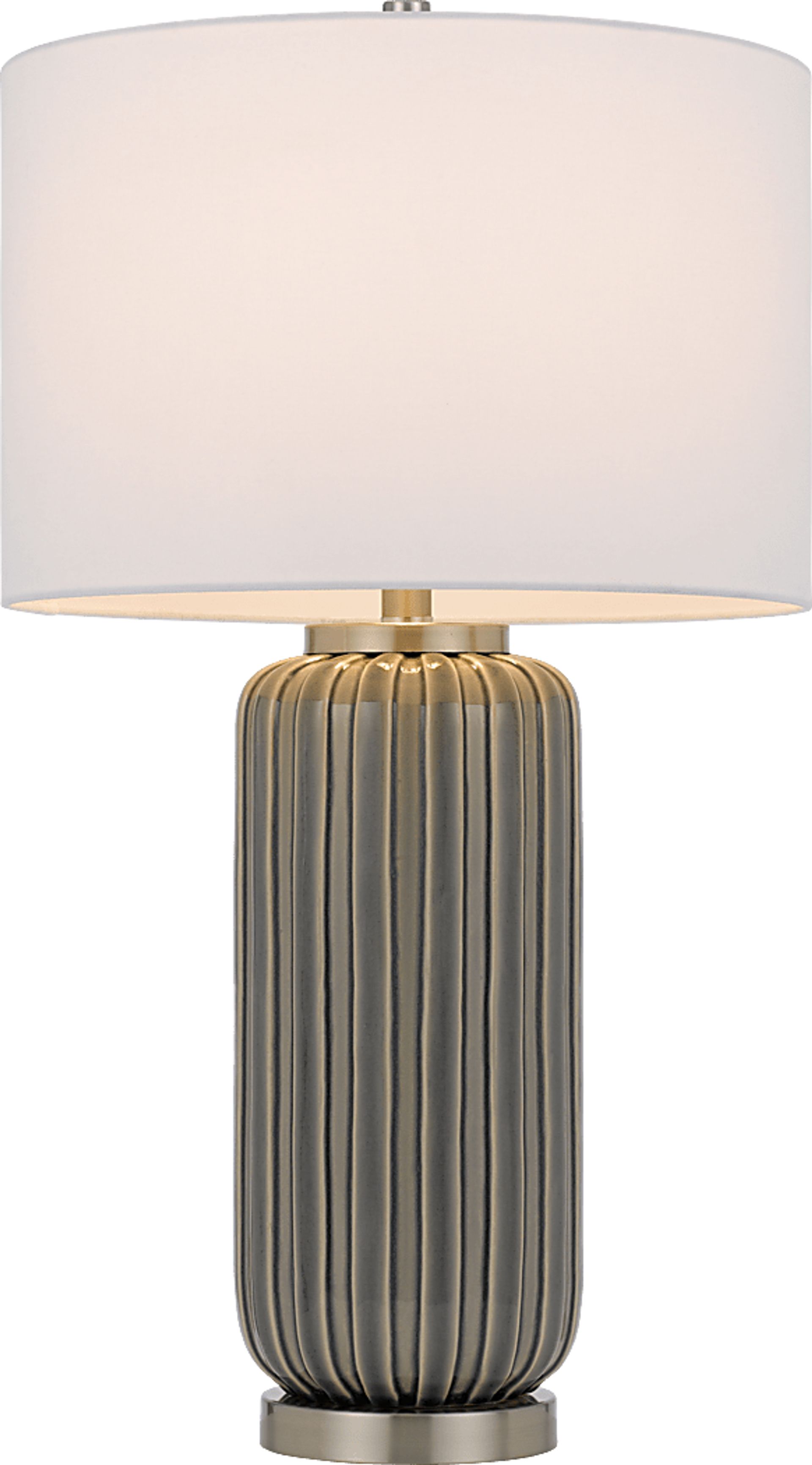 Burkhardt Shade Taupe Lamp - Image 2