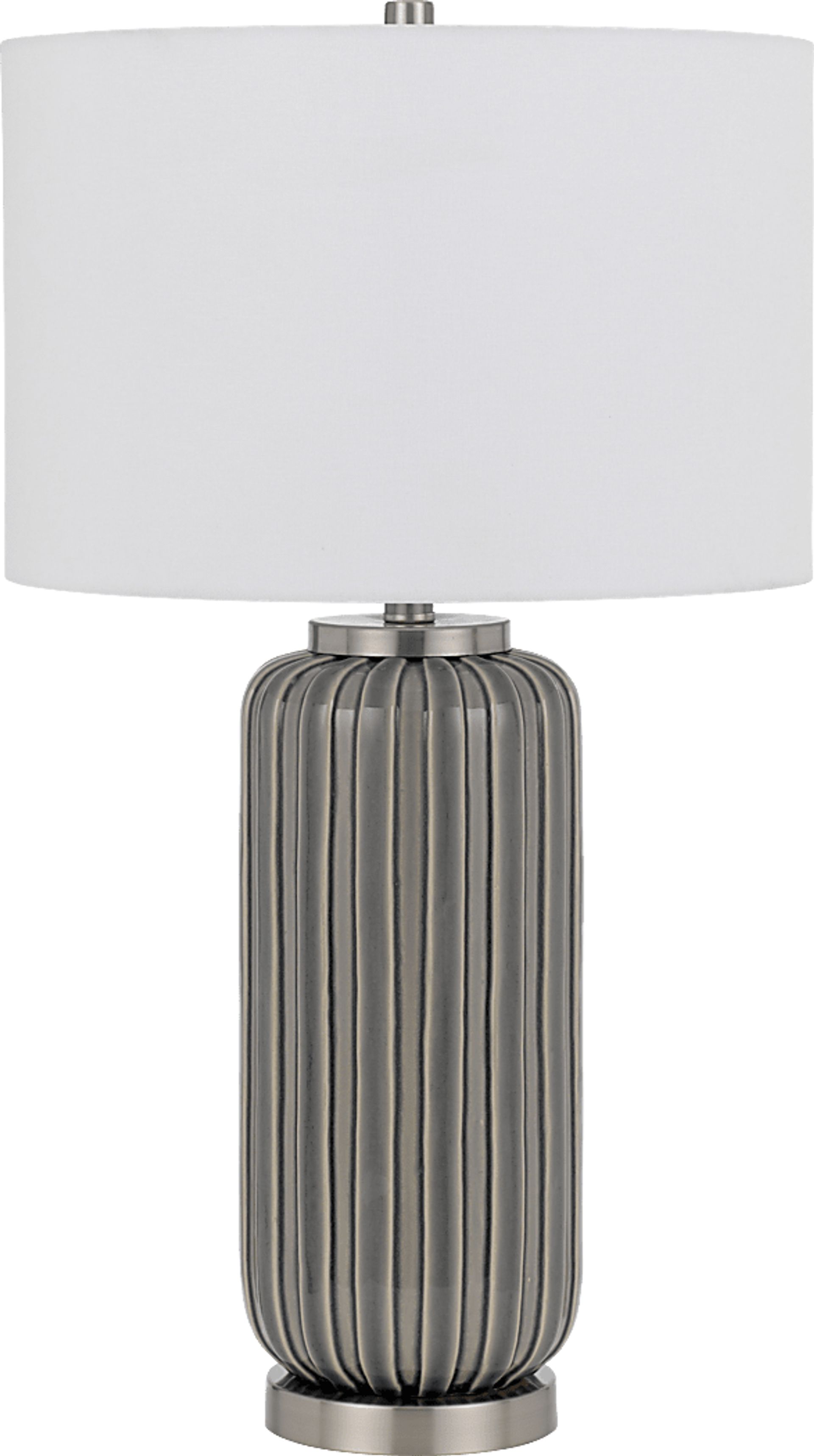 Burkhardt Shade Taupe Lamp - Image 1