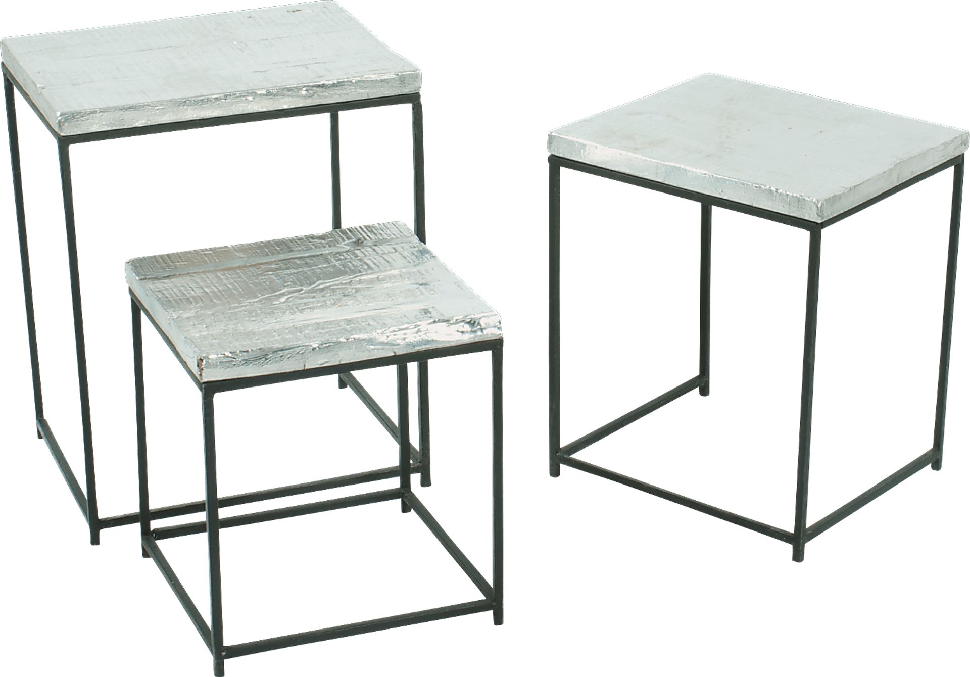 Burkley Gray Set of 2 Nesting Tables - Image 1