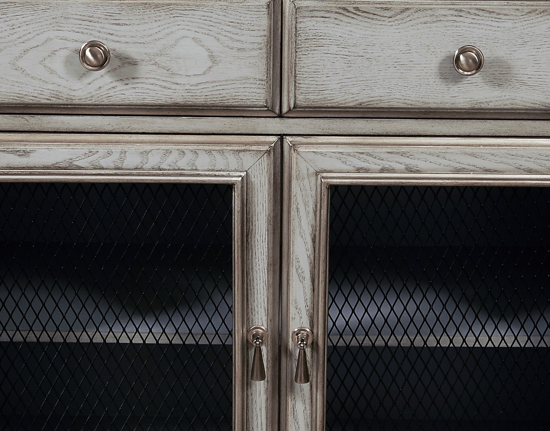Burlwood Blue Credenza - Image 4