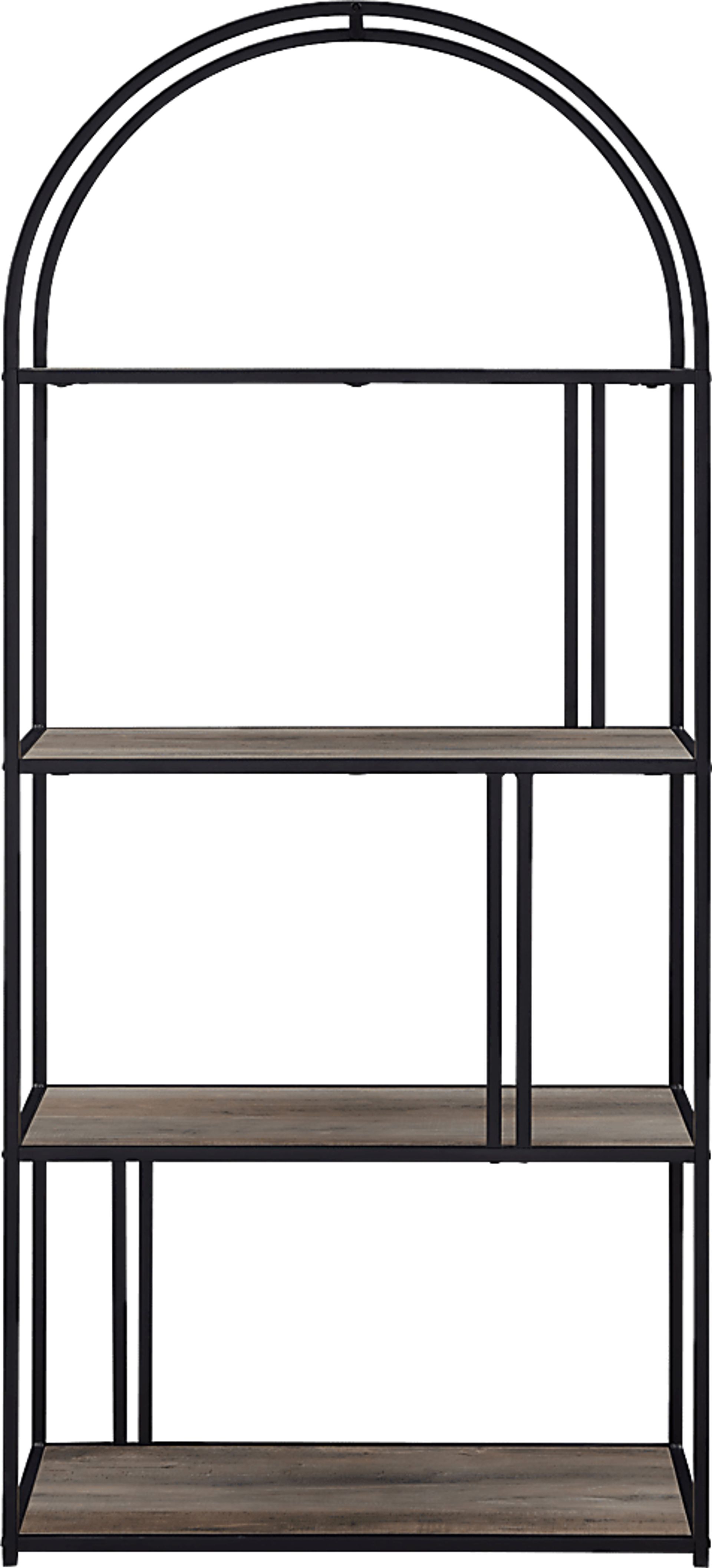 Burlywood Gray Bookcase - Image 3