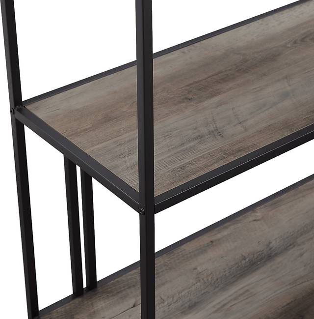 Burlywood Gray Bookcase - Thumbnail - Image 4