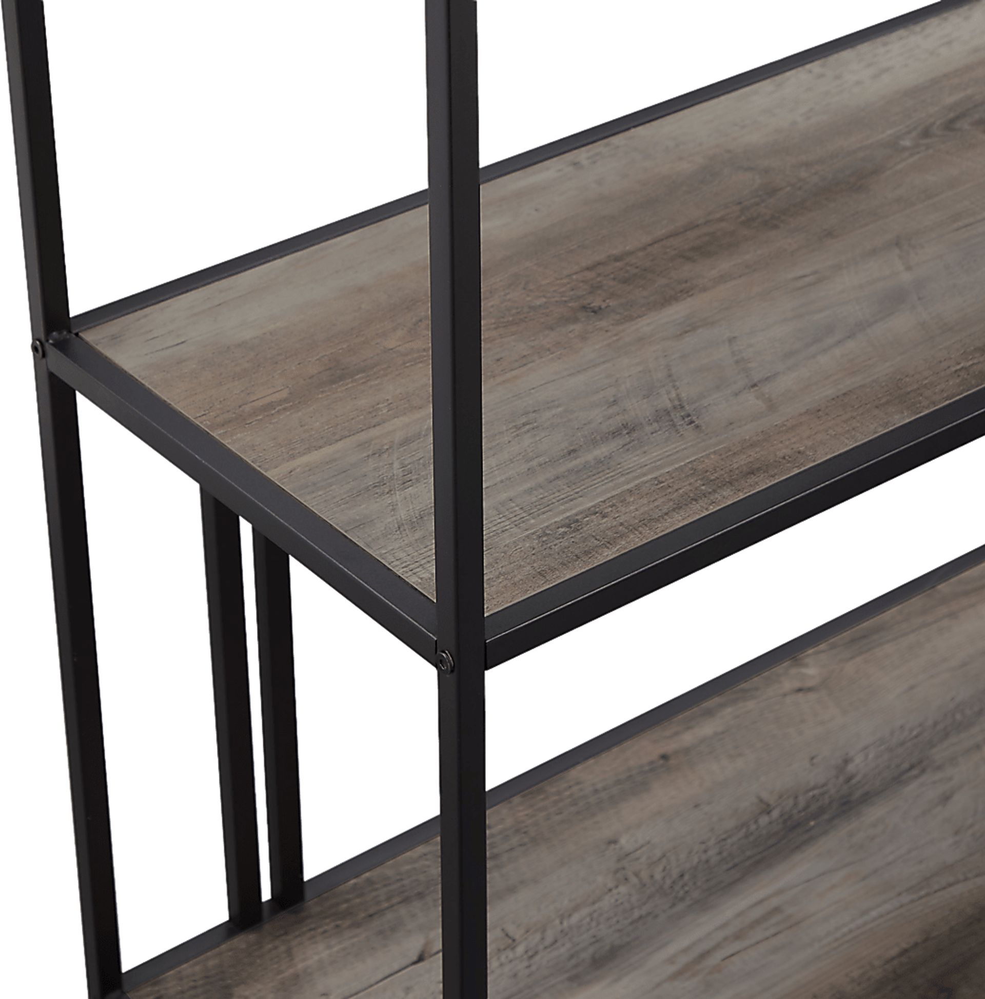 Burlywood Gray Bookcase - Image 4