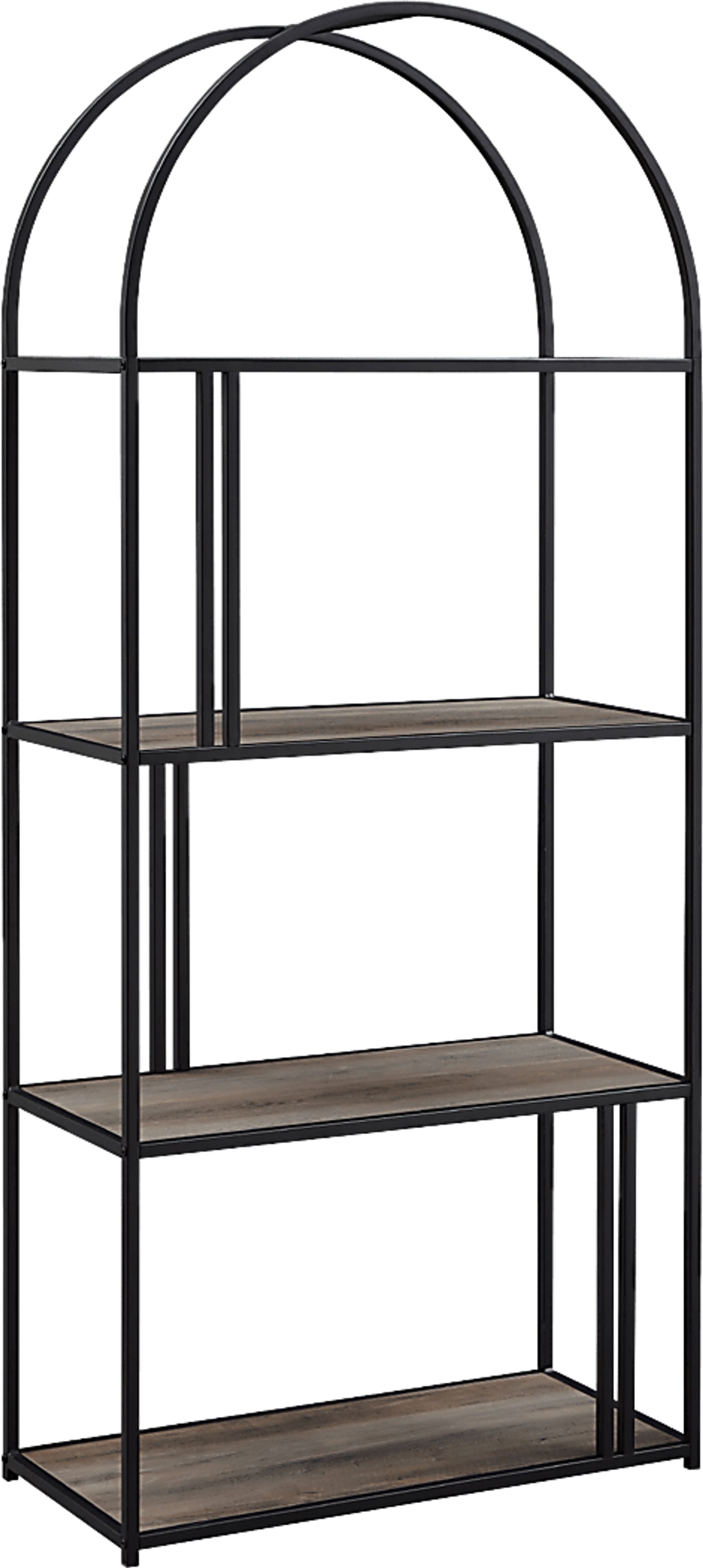 Burlywood Gray Bookcase - Image 1