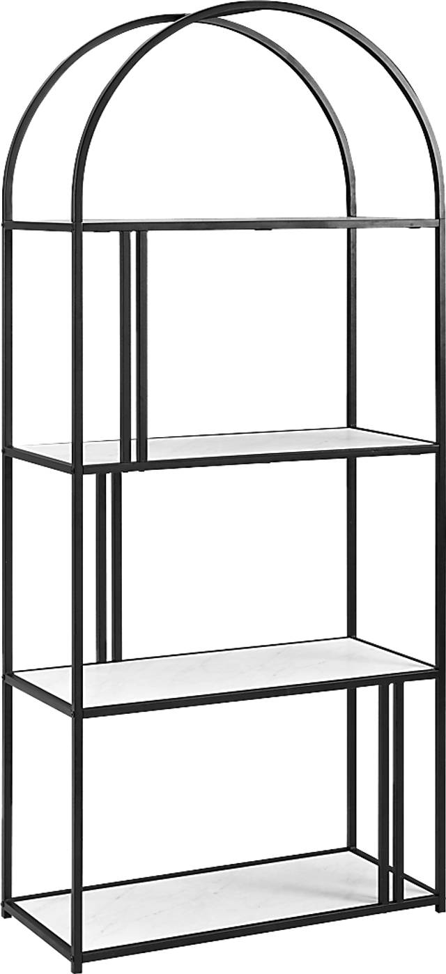 Burlywood White Bookcase - Thumbnail - Image 1