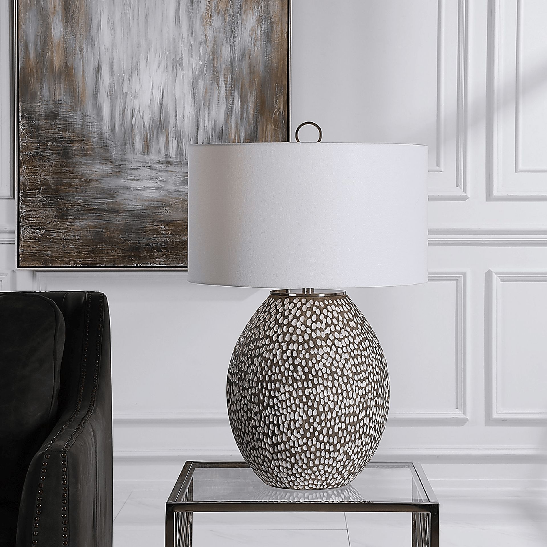 Burnett Court Gray Lamp - Image 6