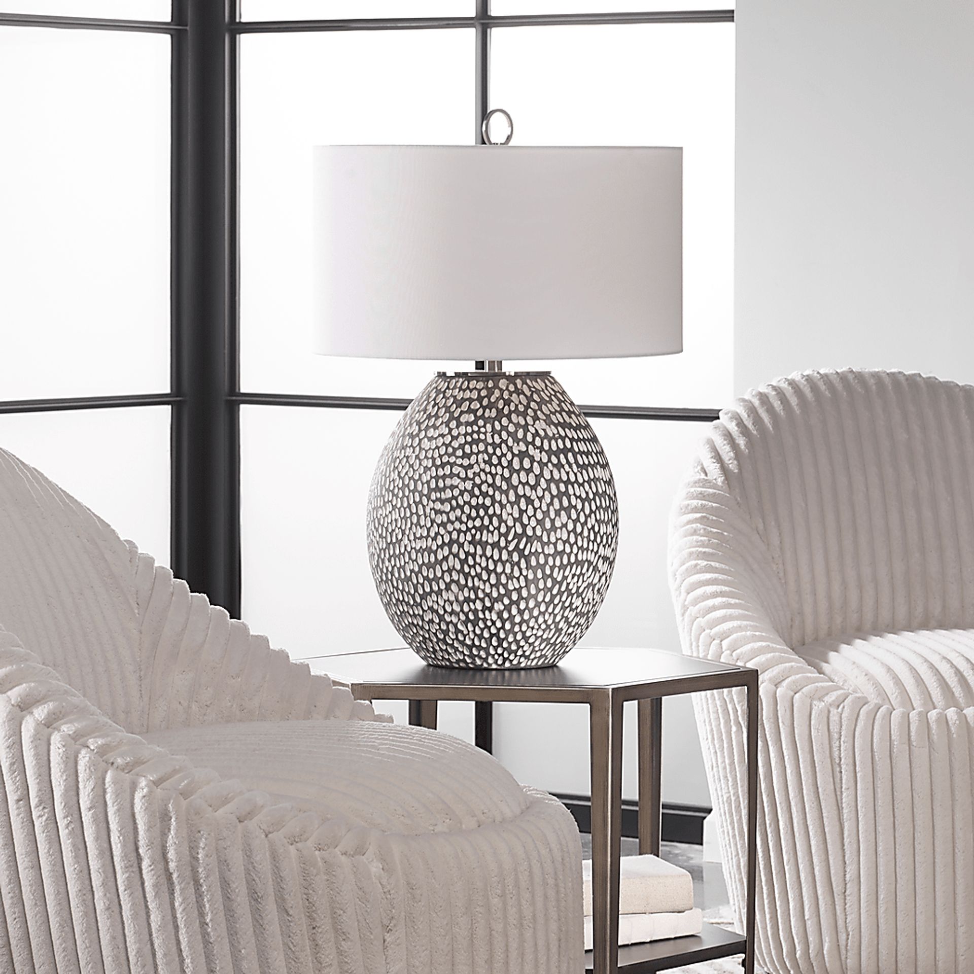 Burnett Court Gray Lamp - Image 9