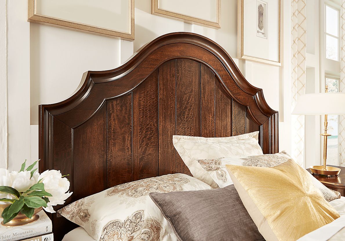 Brown Cherry 8 Pc King Bedroom Rooms To Go