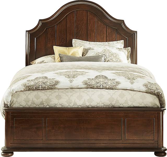 Burnette Brown Cherry 7 Pc King Bedroom - Thumbnail - Image 2