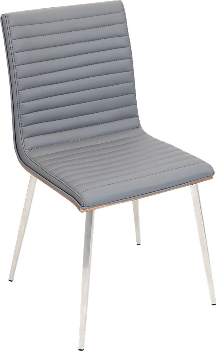 Burnsfield Gray Swivel Side Chair, Set of 2