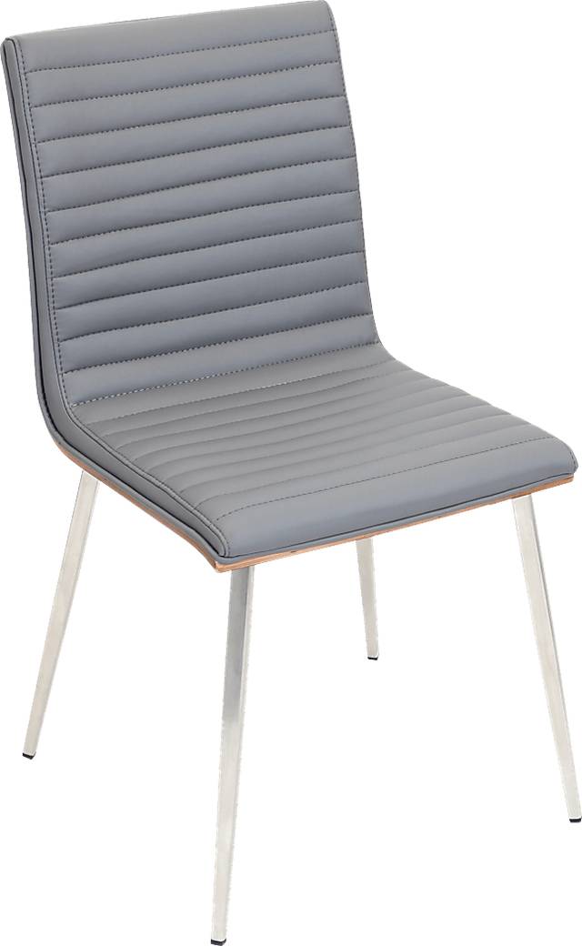 Burnsfield Gray Swivel Side Chair, Set of 2 - Thumbnail - Image 3