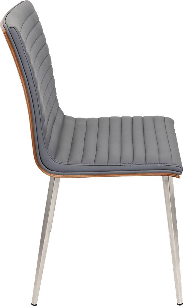 Burnsfield Gray Swivel Side Chair, Set of 2 - Thumbnail - Image 4