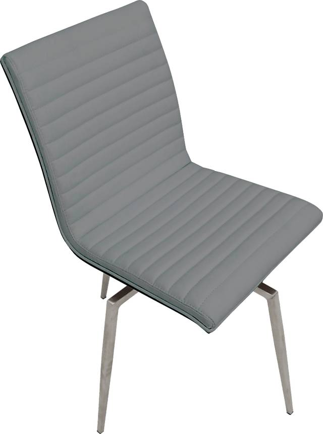 Burnsfield Gray Swivel Side Chair, Set of 2 - Thumbnail - Image 8