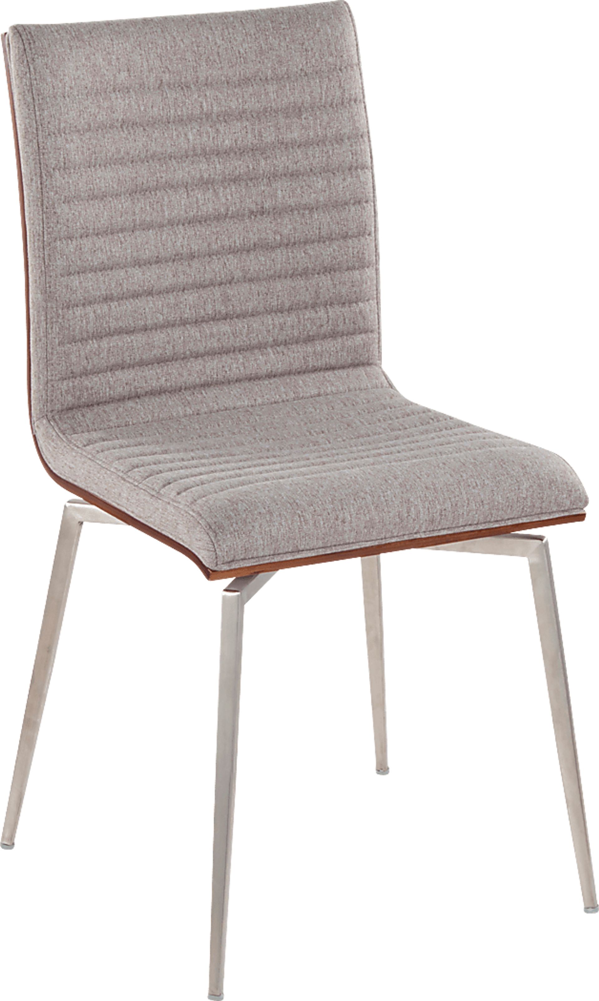 Burnsfield Light Gray Swivel Side Chair, Set of 2 - Image 4