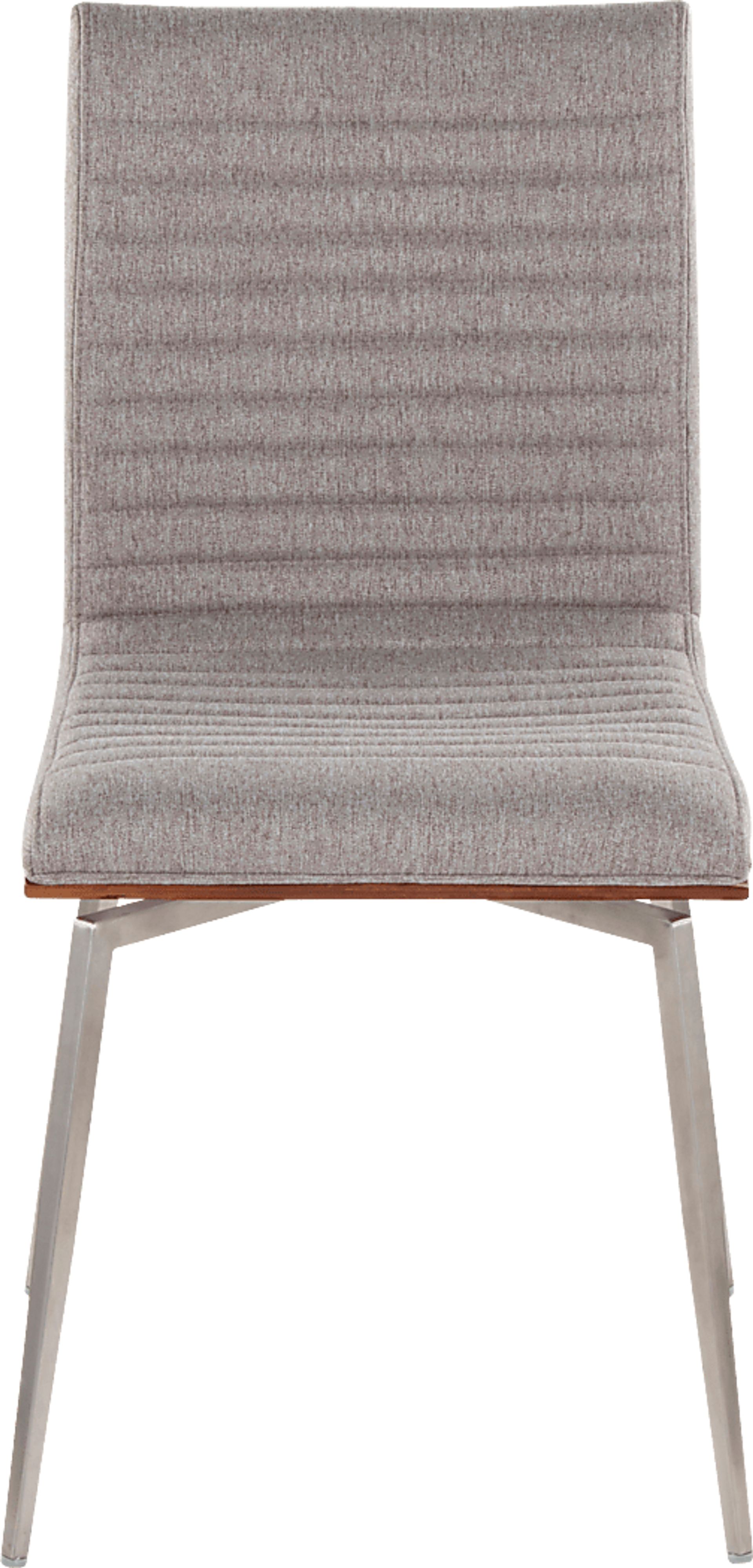 Burnsfield Light Gray Swivel Side Chair, Set of 2 - Image 8