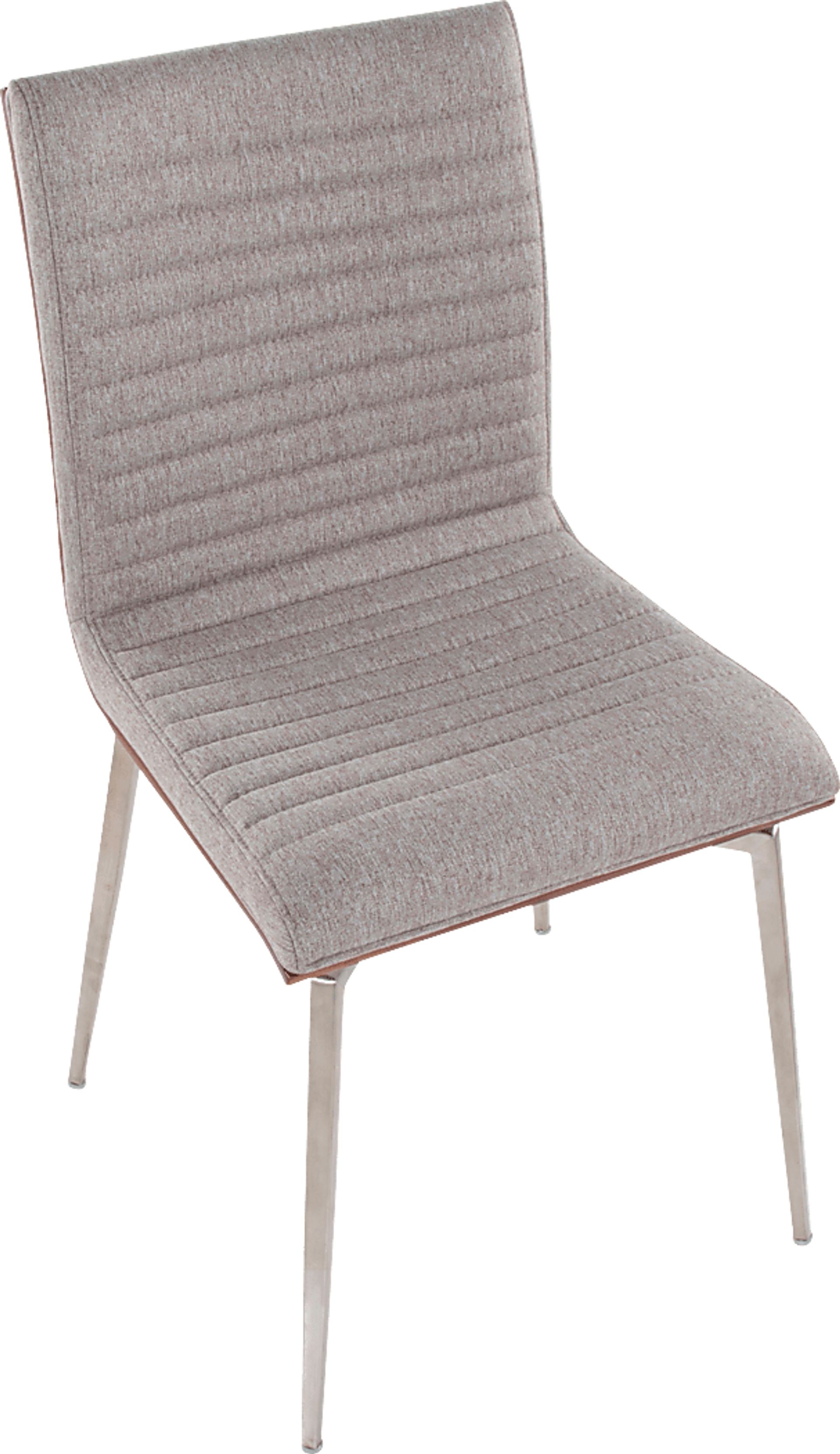 Burnsfield Light Gray Swivel Side Chair, Set of 2 - Image 9