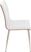 Burnsfield White Swivel Side Chair, Set of 2