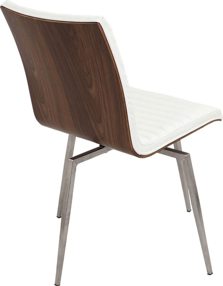 Burnsfield White Swivel Side Chair, Set of 2