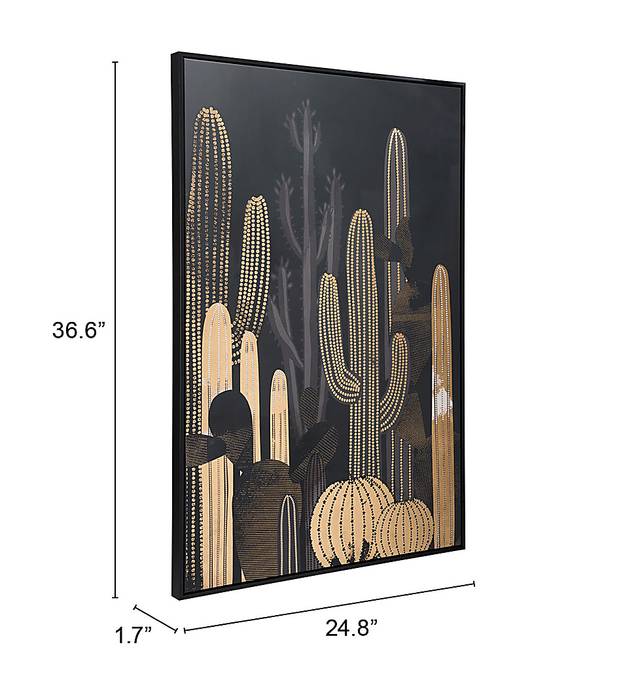 Burnston Black Wall Art - Thumbnail - Image 4