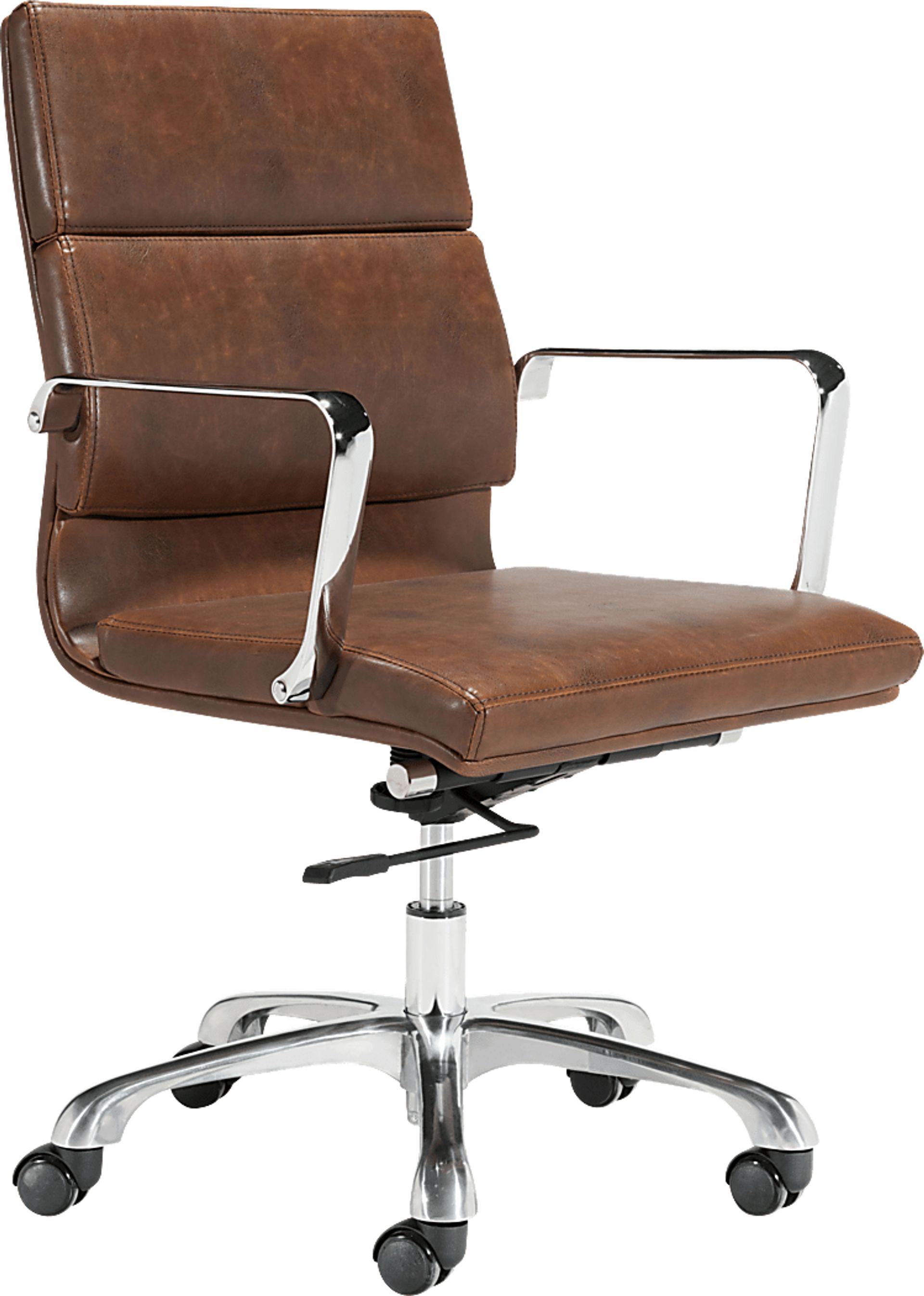Burnty Brown Office Chair - Image 1