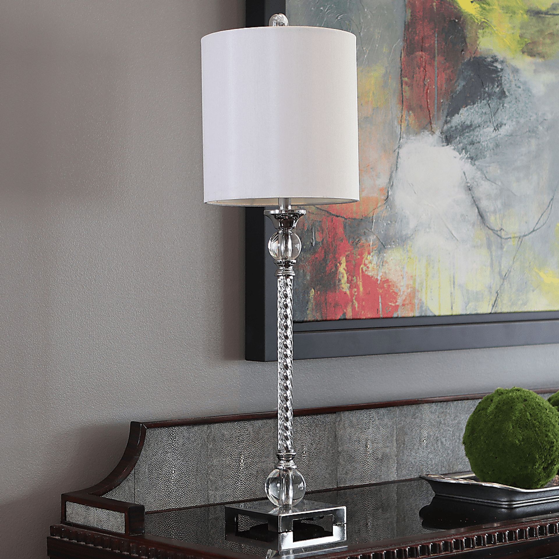 Burnwood Silver Lamp - Image 3