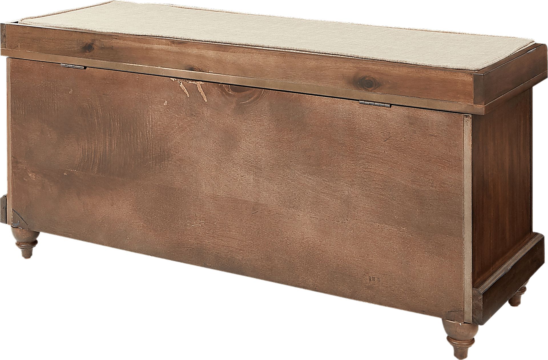 Burrard Brown Storage Bench - Image 2