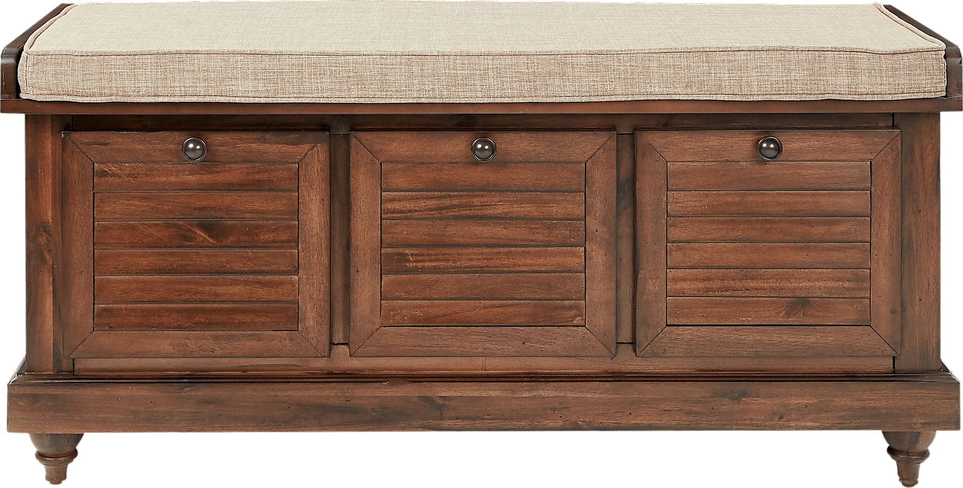 Burrard Brown Storage Bench - Image 4