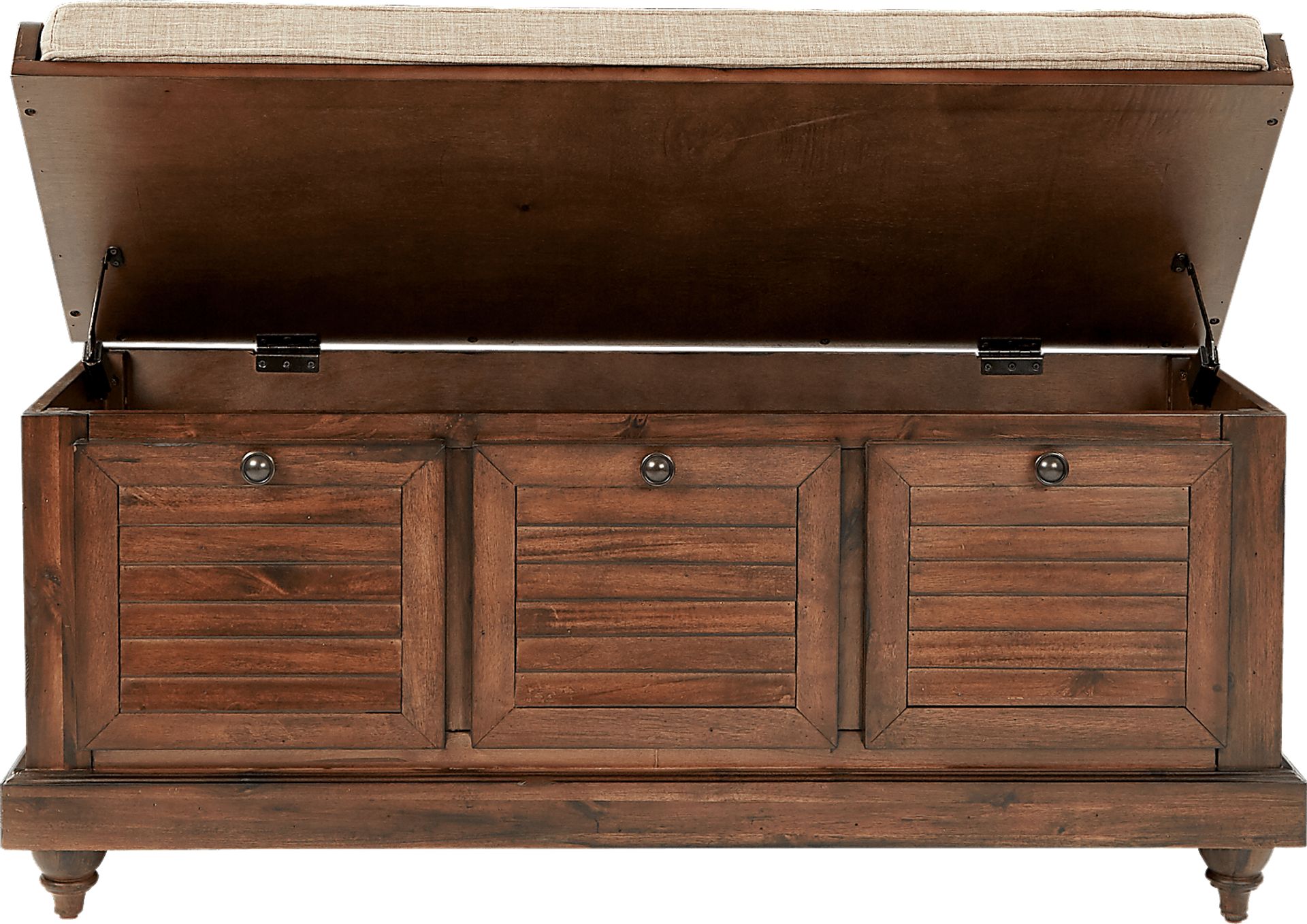 Burrard Brown Storage Bench - Image 5