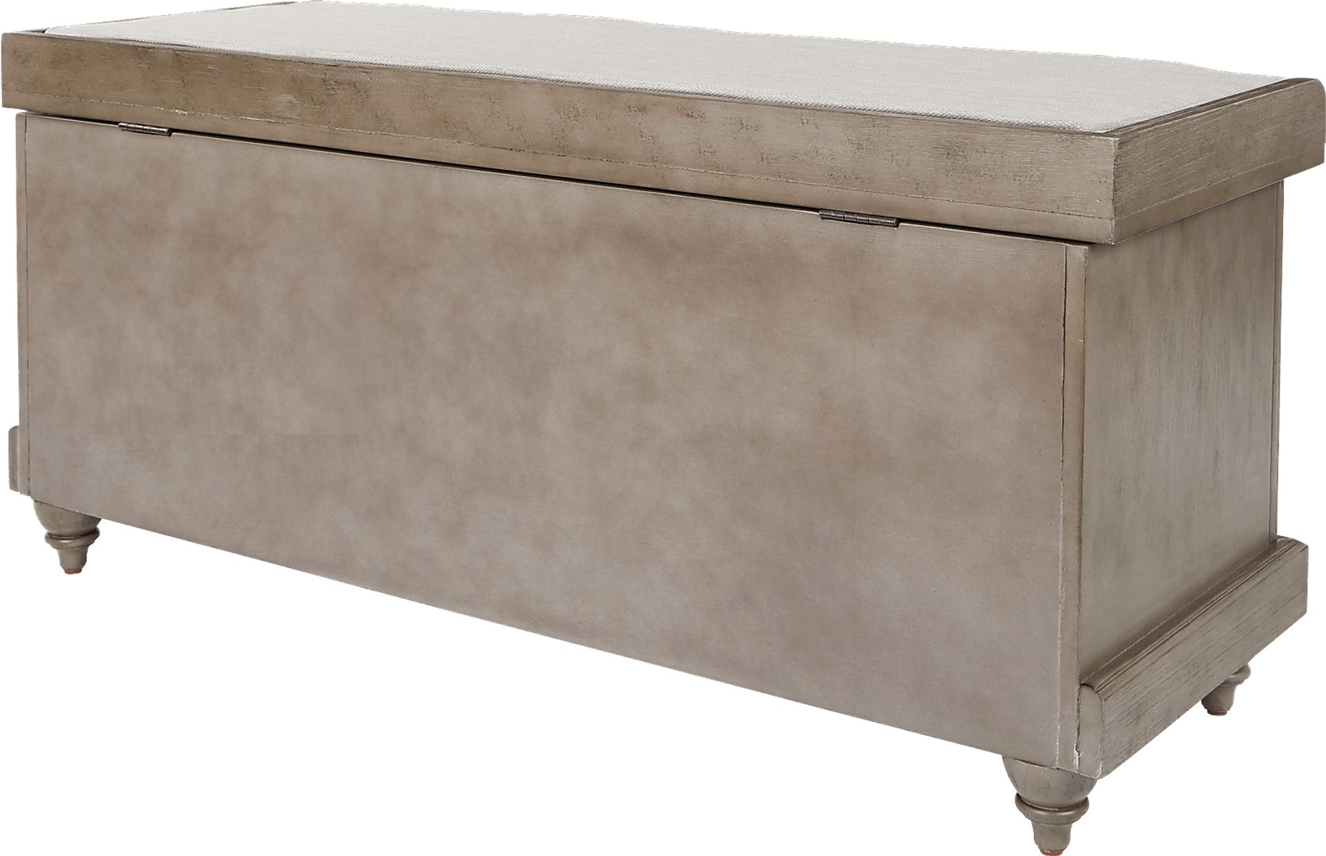 Burrard Gray Storage Bench - Image 2
