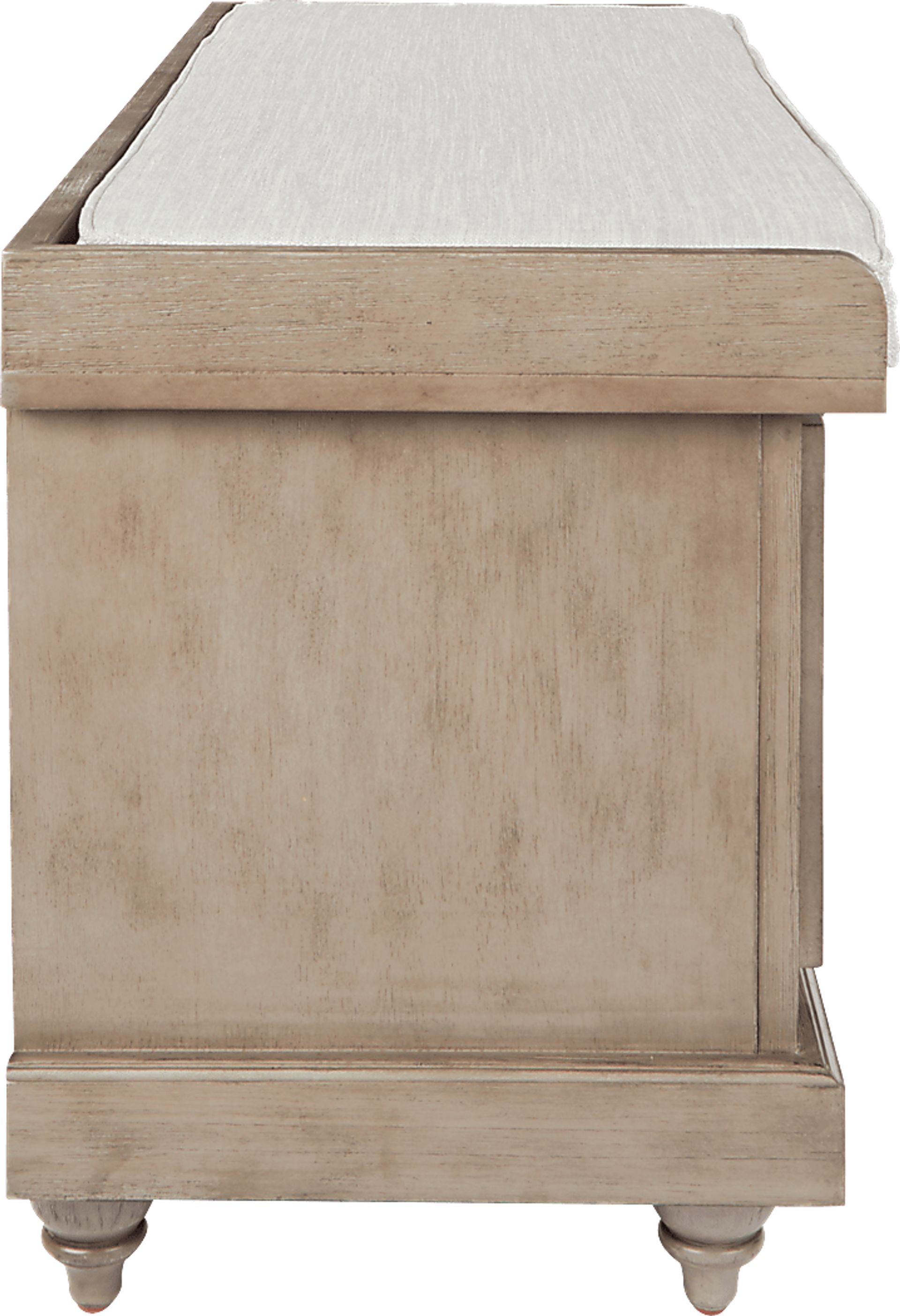 Burrard Gray Storage Bench - Image 6