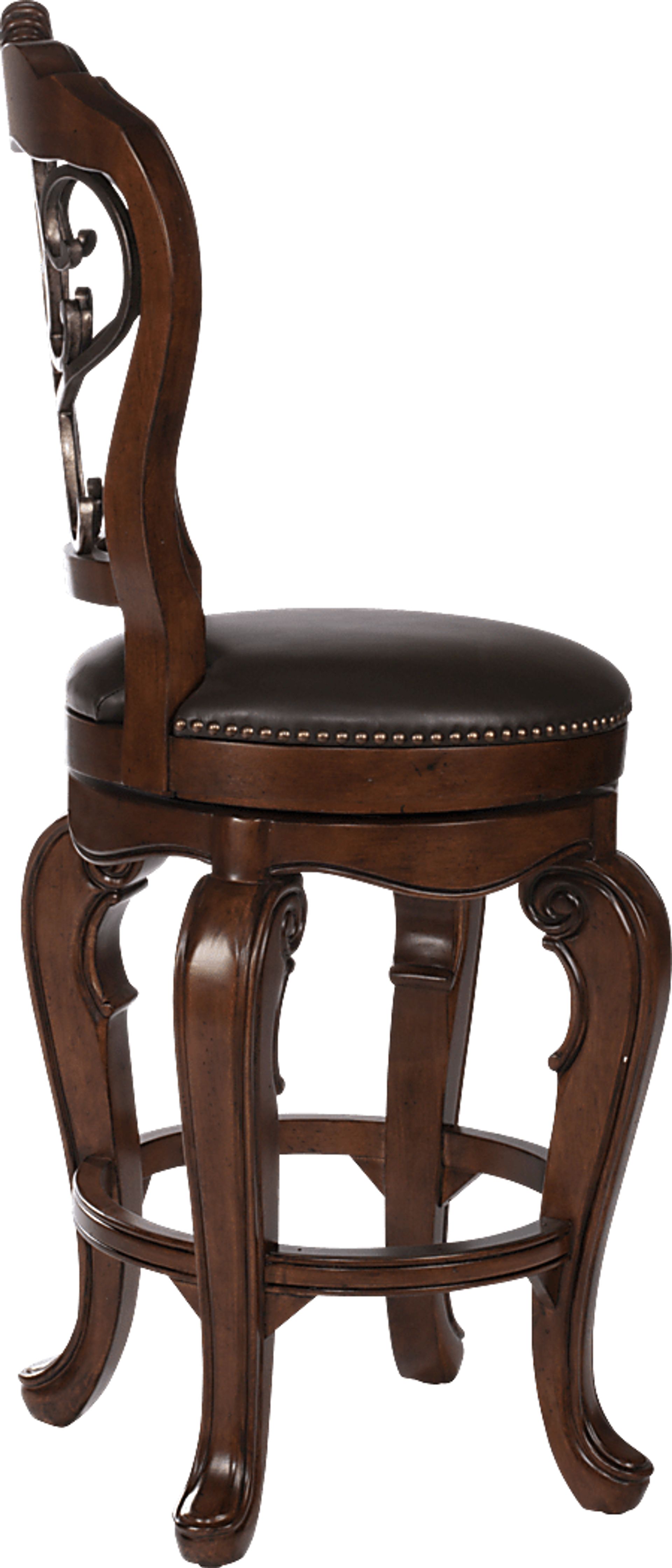 Burrell Brown Barstool - Image 3