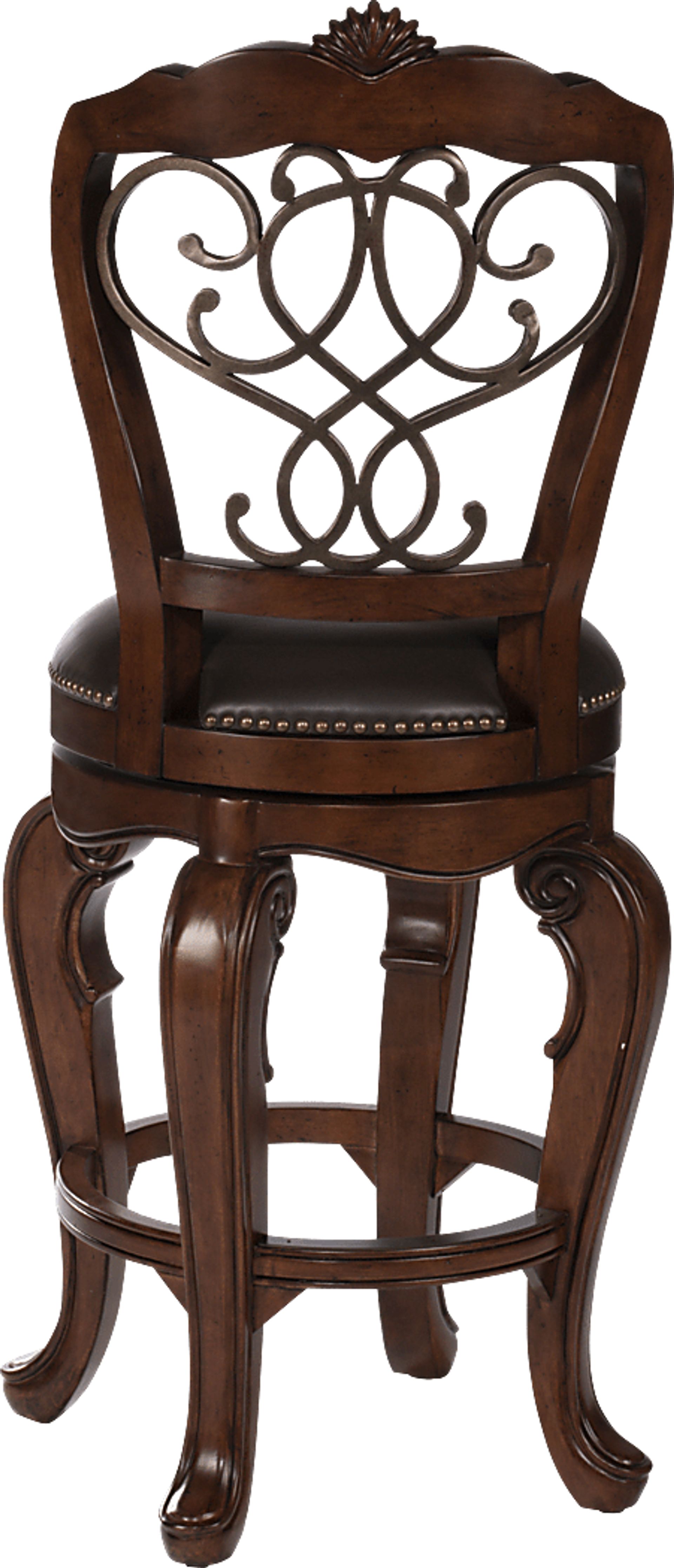 Burrell Brown Barstool - Image 4