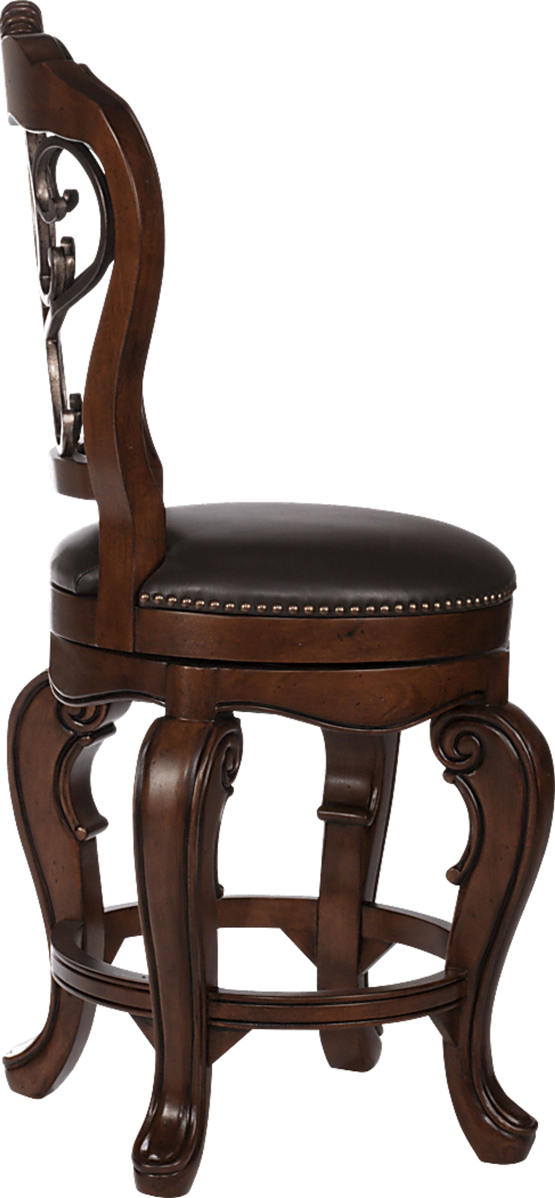 Burrell Brown Counter Height Stool - Image 3