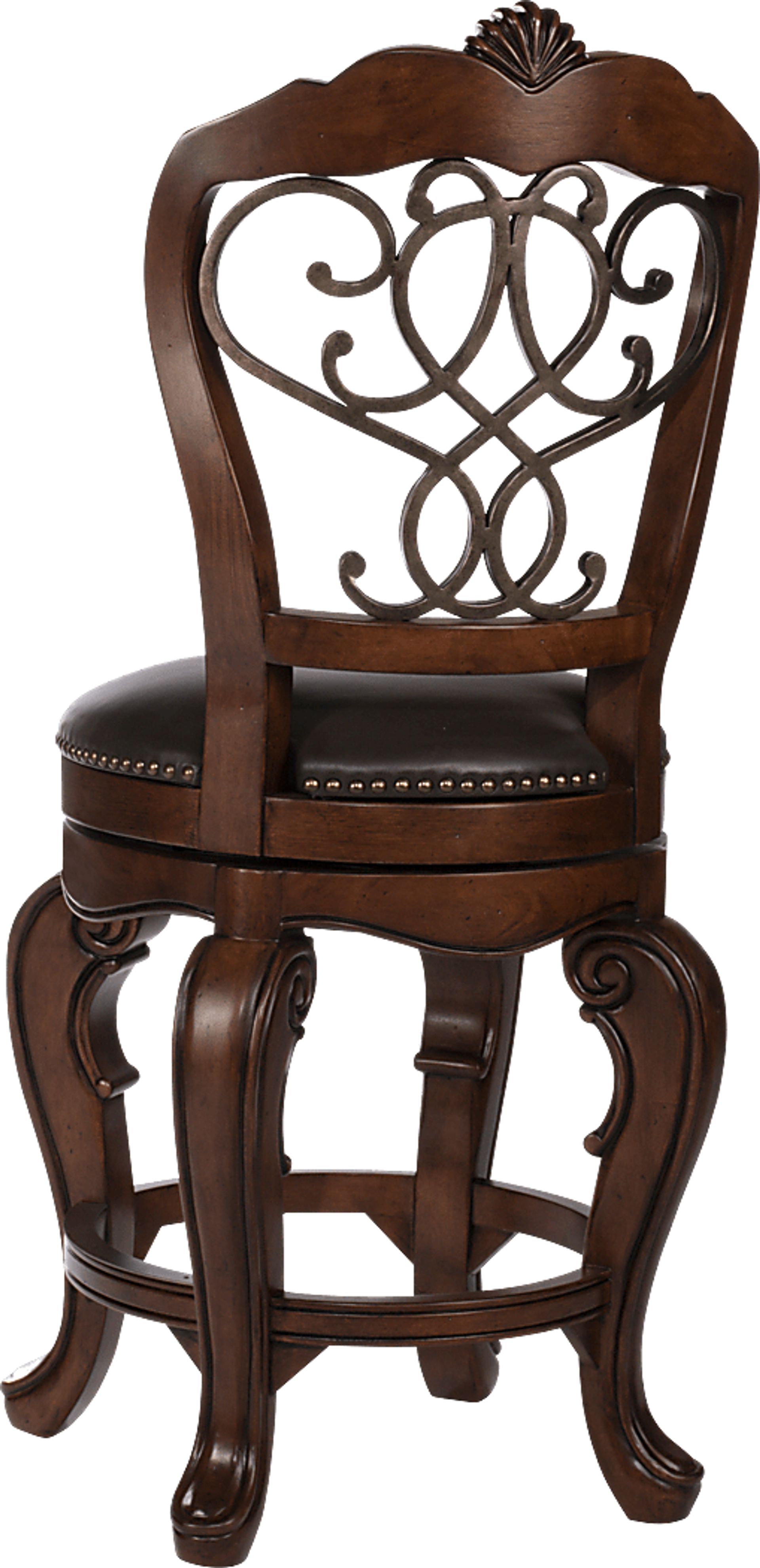 Burrell Brown Counter Height Stool - Image 4