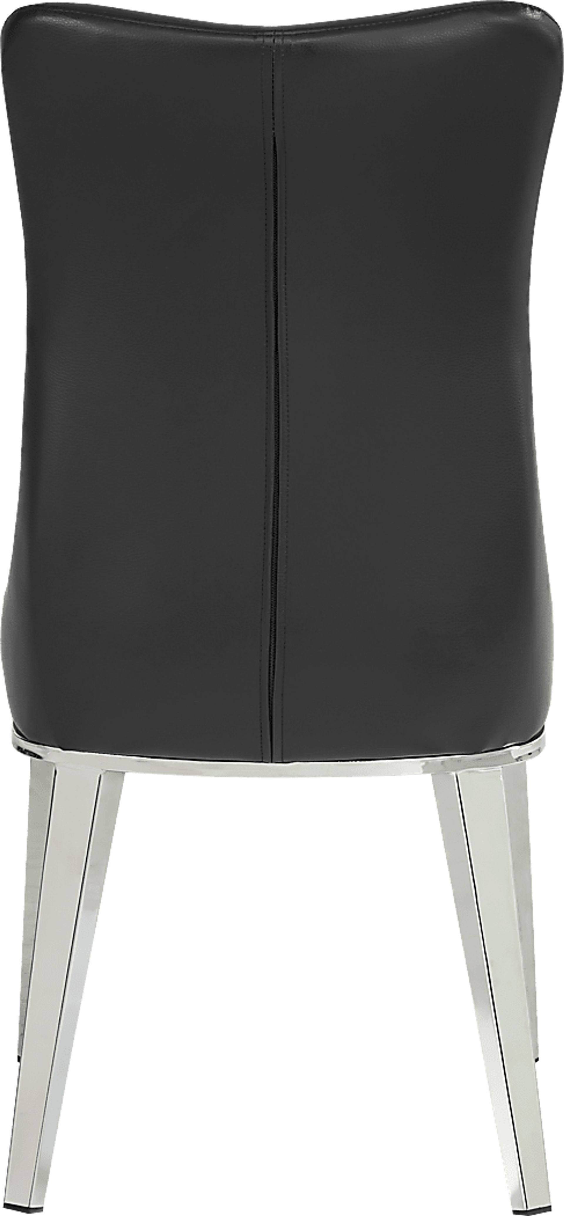 Burrette Black Side Chair - Image 3
