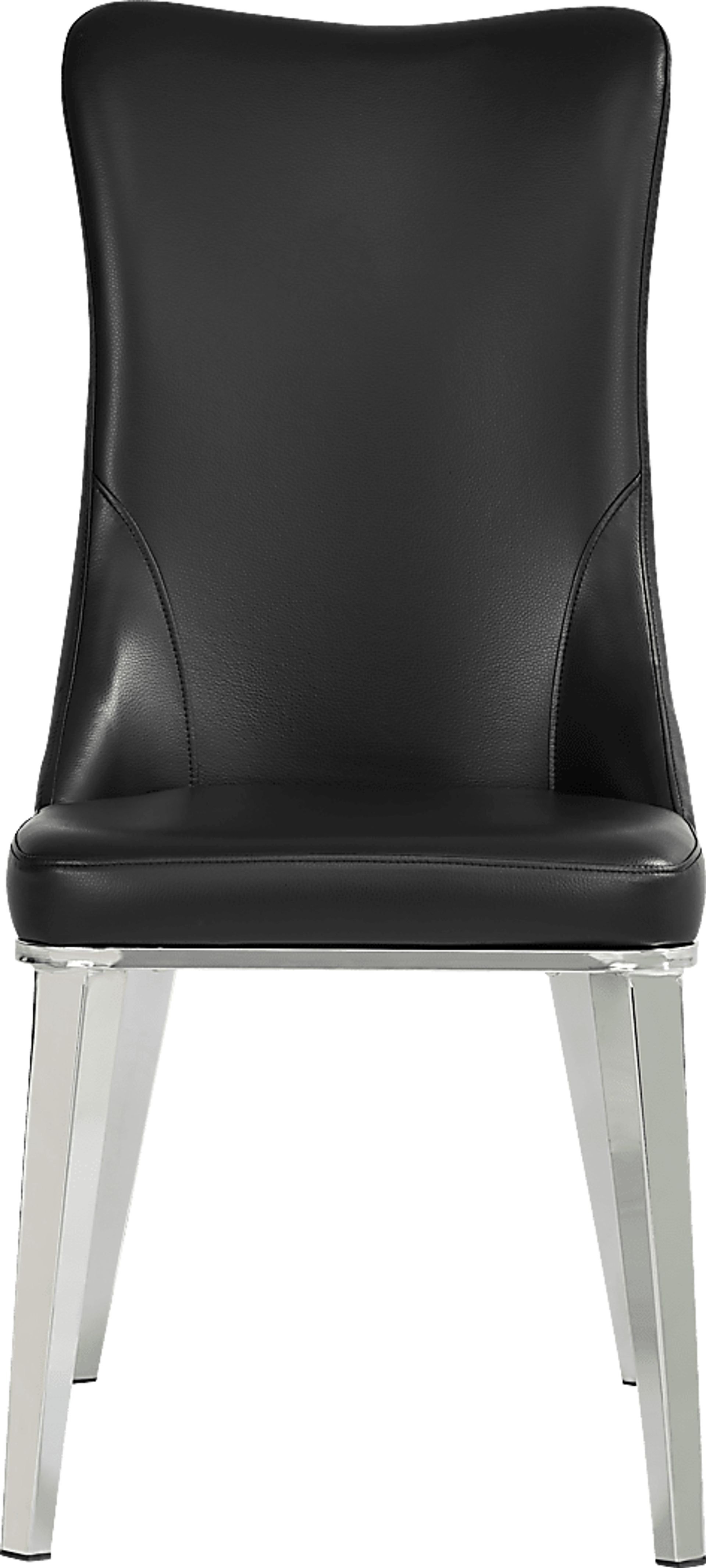 Burrette Black Side Chair - Image 2