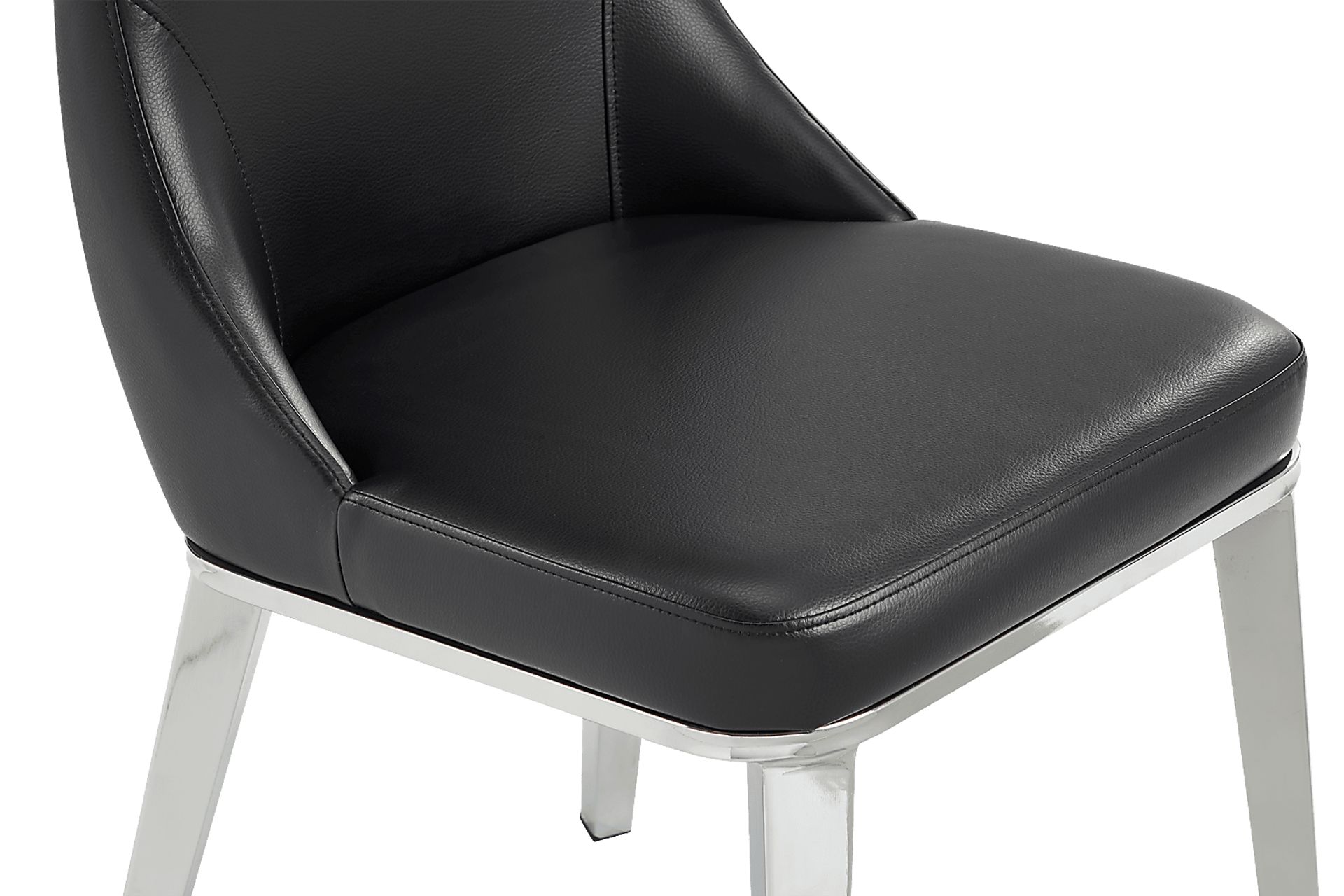 Burrette Black Side Chair - Image 3