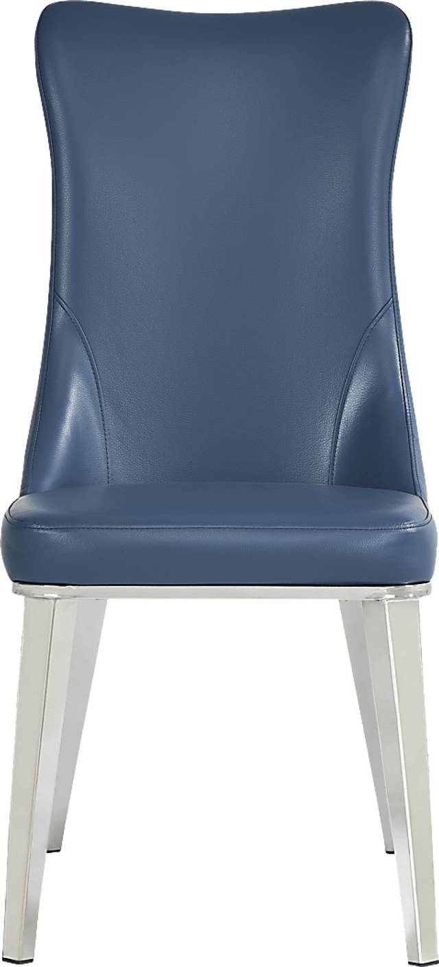 Burrette Blue Side Chair - Thumbnail - Image 2