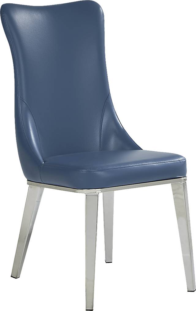 Burrette Blue Side Chair - Thumbnail - Image 1