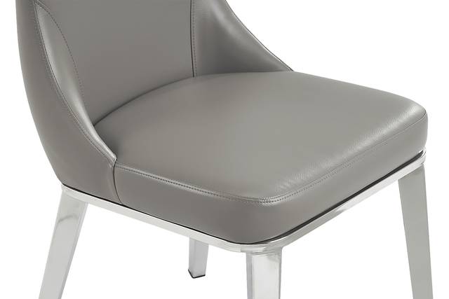 Tobian White 5 Pc Dining Room With Burrette Side Chairs - Thumbnail - Image 7