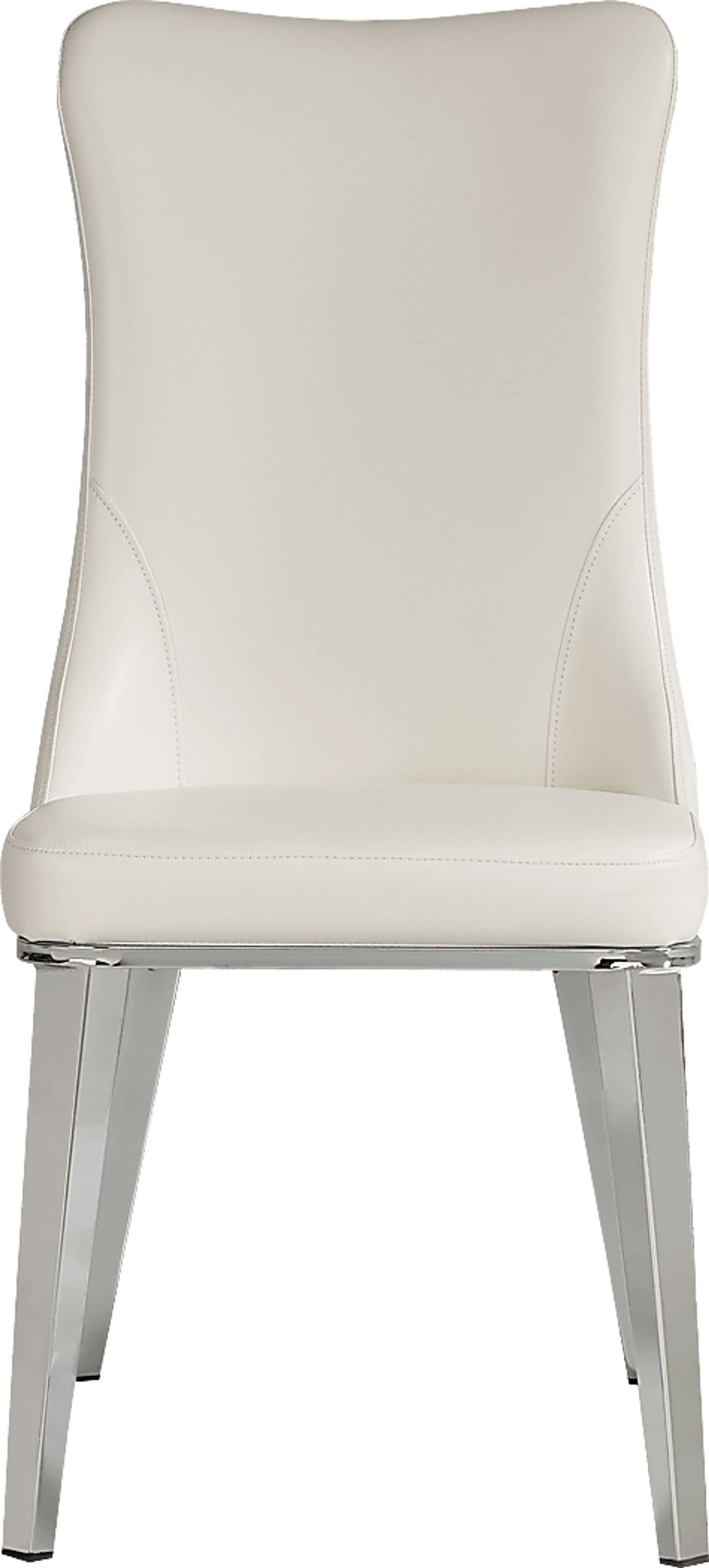 Burrette White Side Chair - Image 2