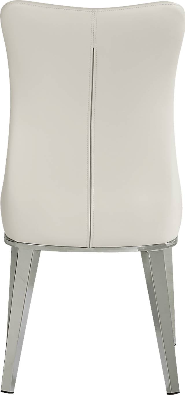 Tobian White 5 Pc Dining Room With Burrette Side Chairs - Thumbnail - Image 6