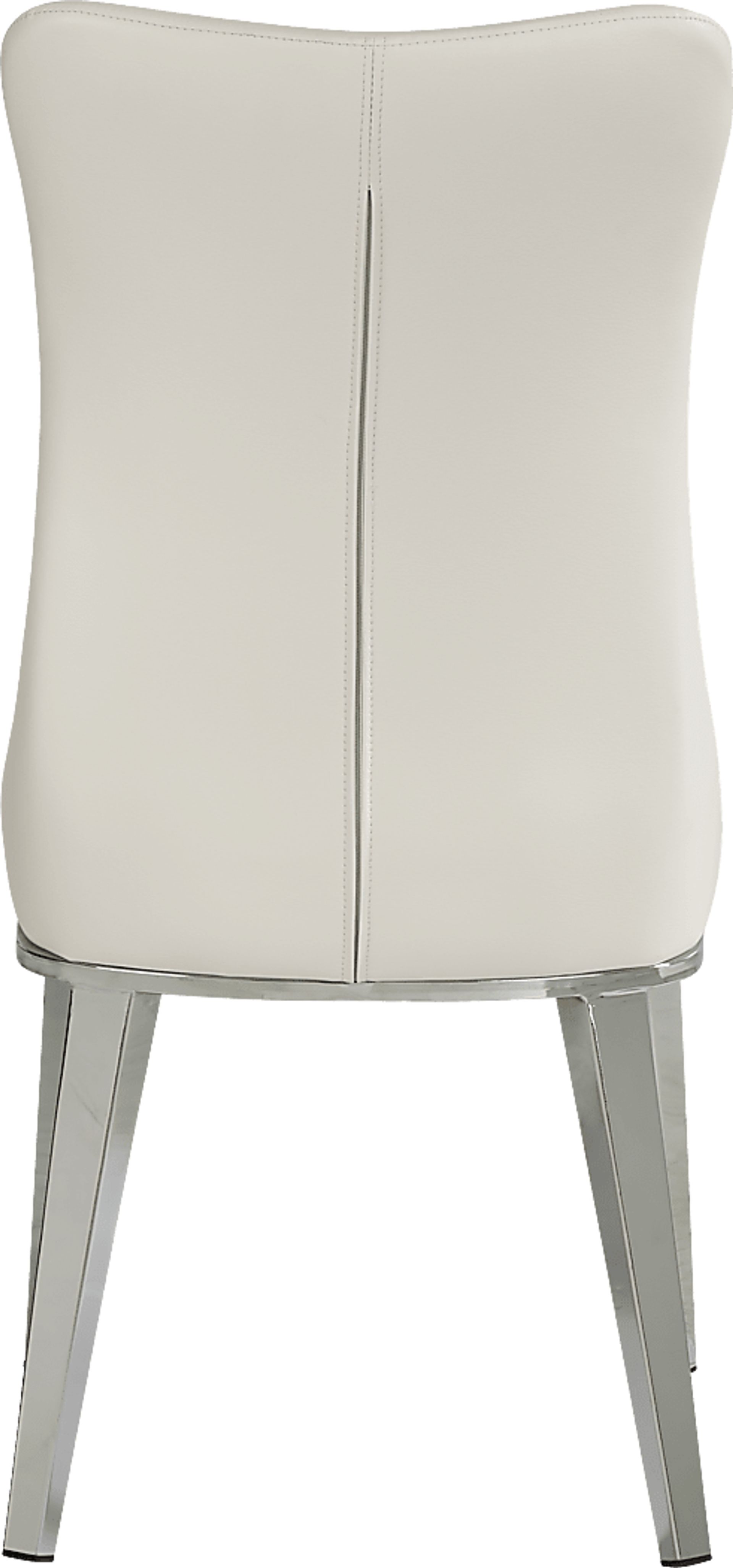 Burrette White Side Chair - Image 3