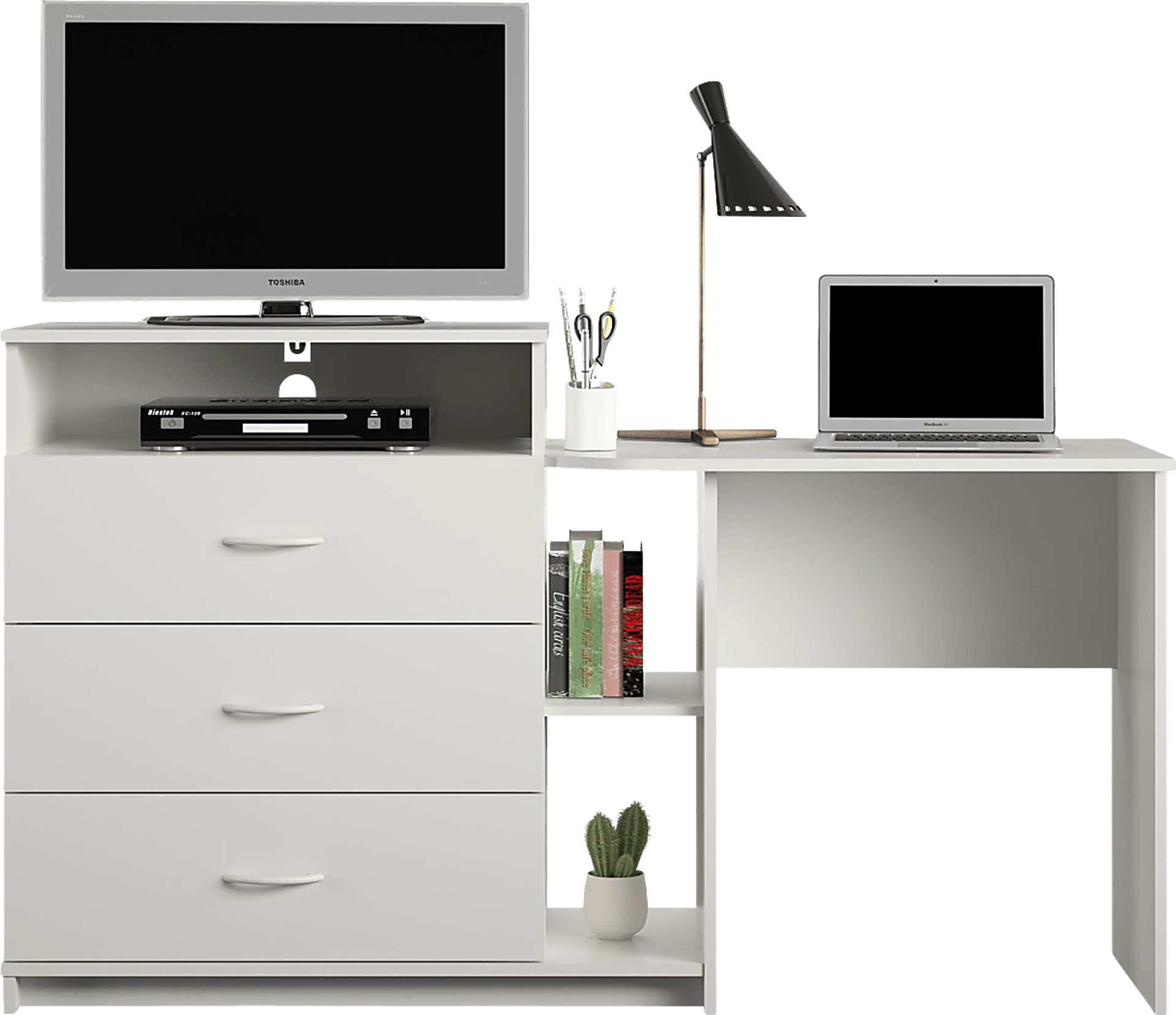 Burritt White Desk - Image 2