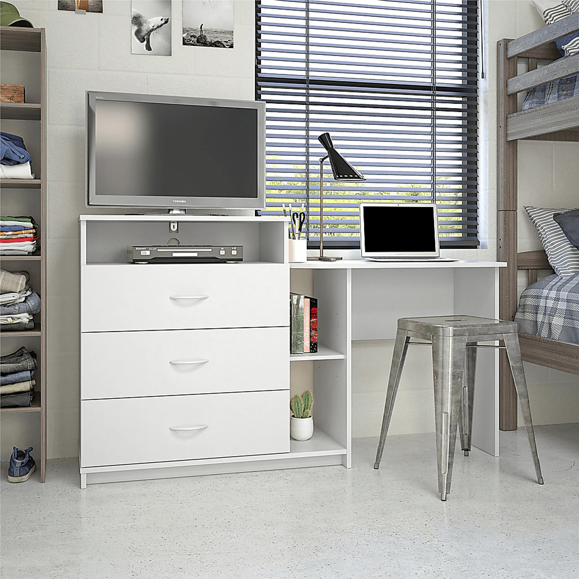 Burritt White Desk - Image 6