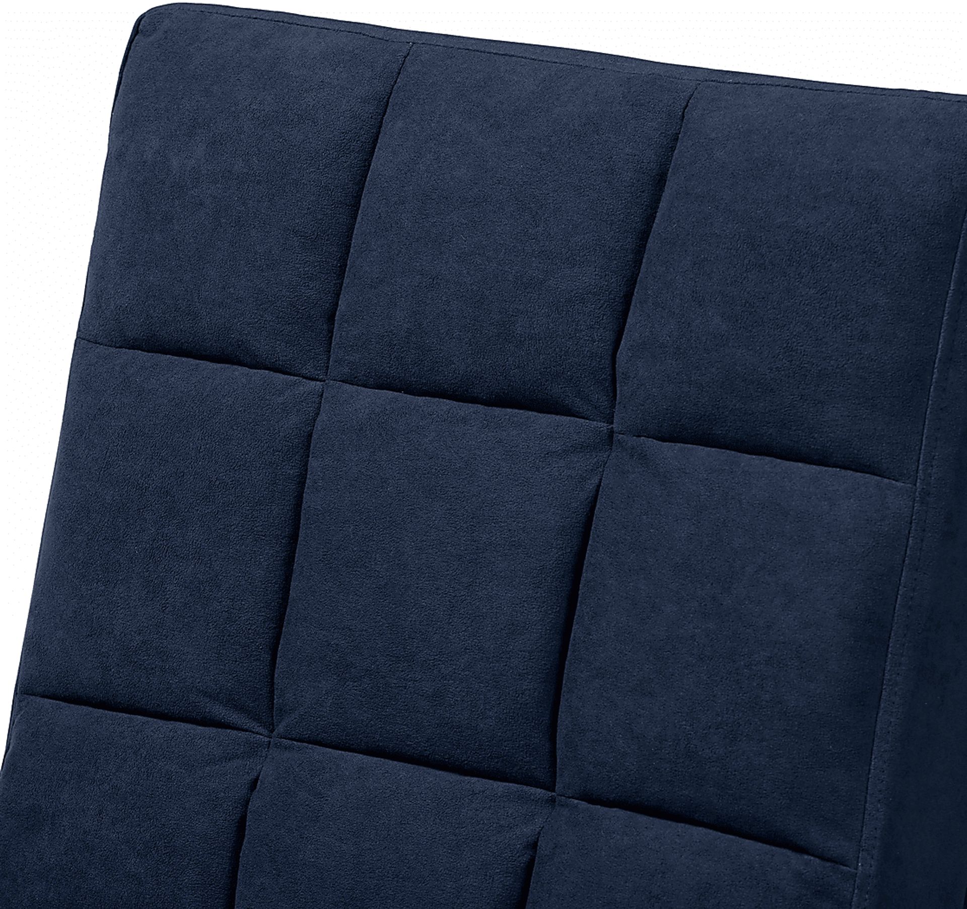 Burroaks Navy Accent Chair and Ottoman - Image 8