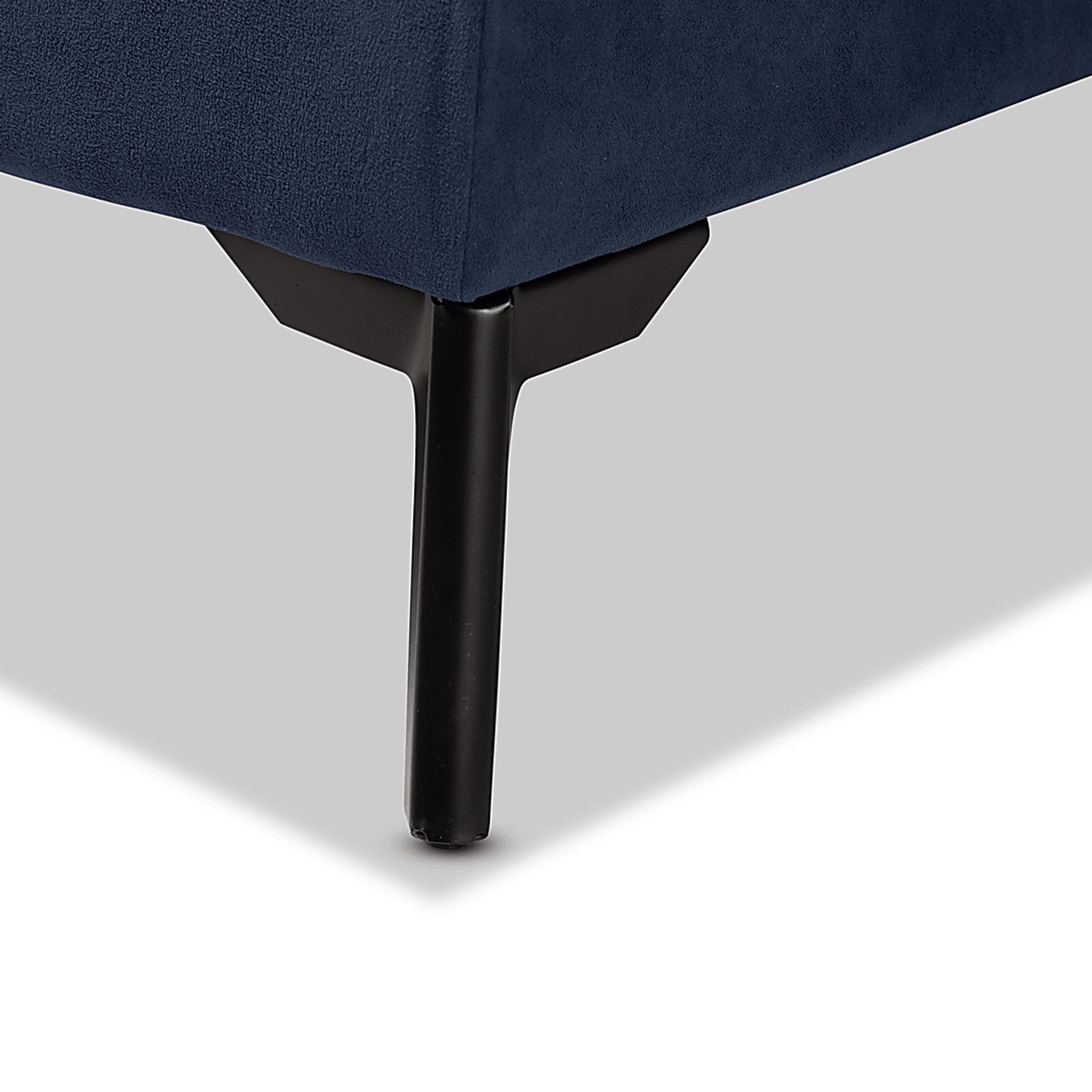 Burroaks Navy Accent Chair and Ottoman - Image 10